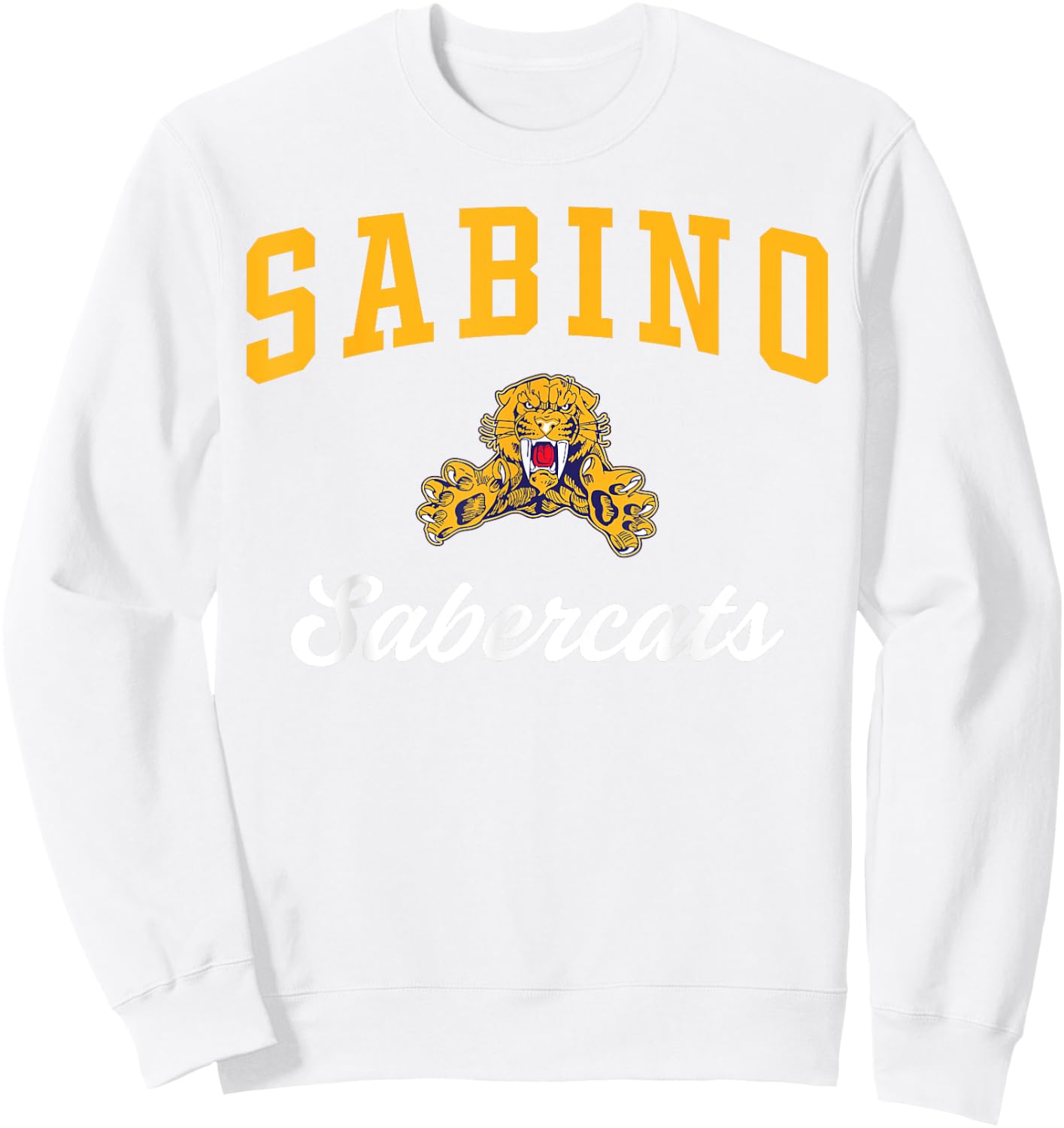 Sabino High School Sabercats C3 Sweatshirt - Sweatshirt | White
