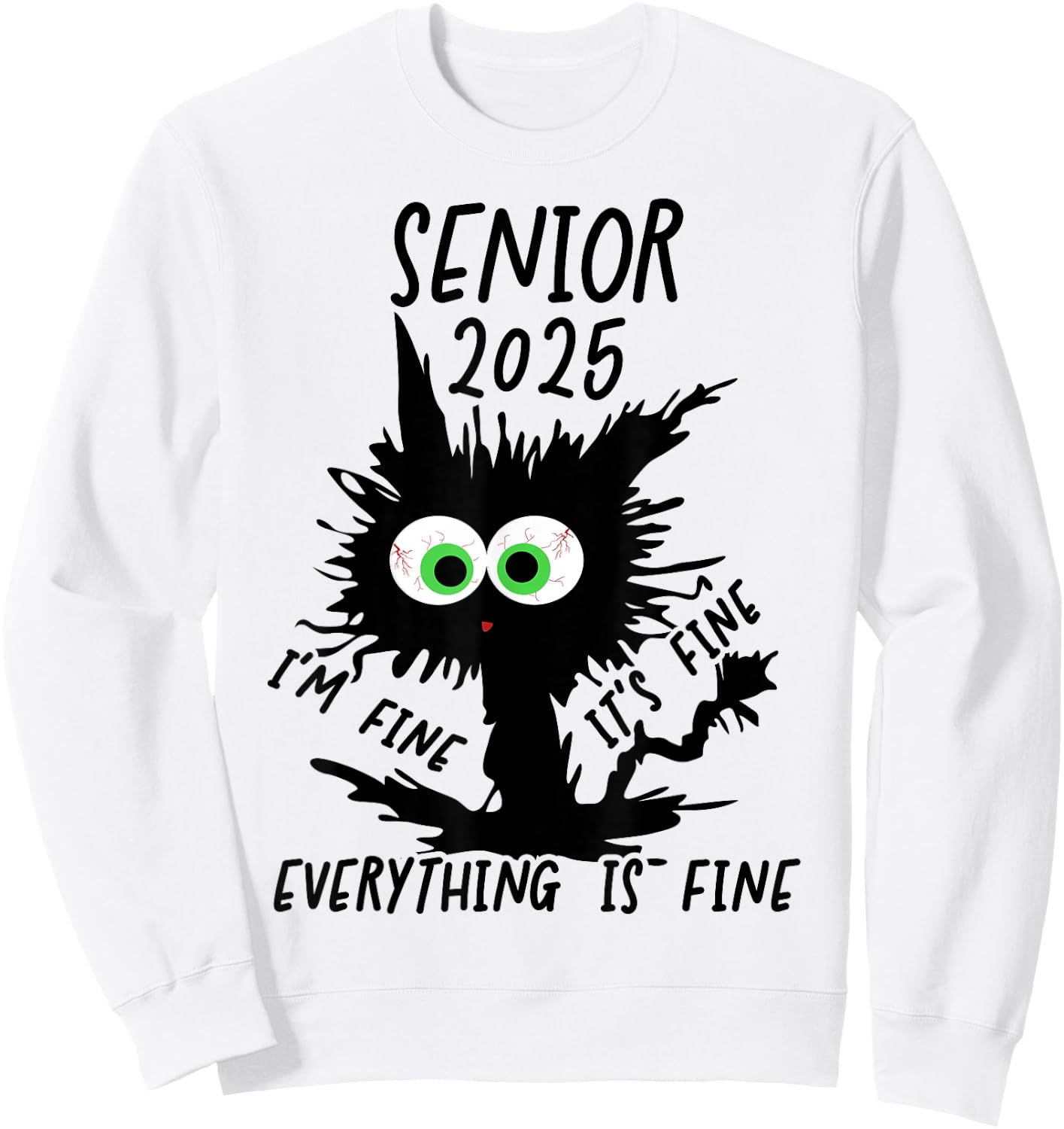 Senior 2025 Sweatshirt - Sweatshirt | White