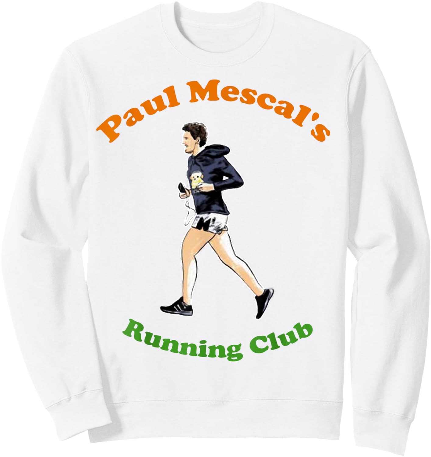 Paul Mescal's Running Club Sweatshirt - Sweatshirt | White