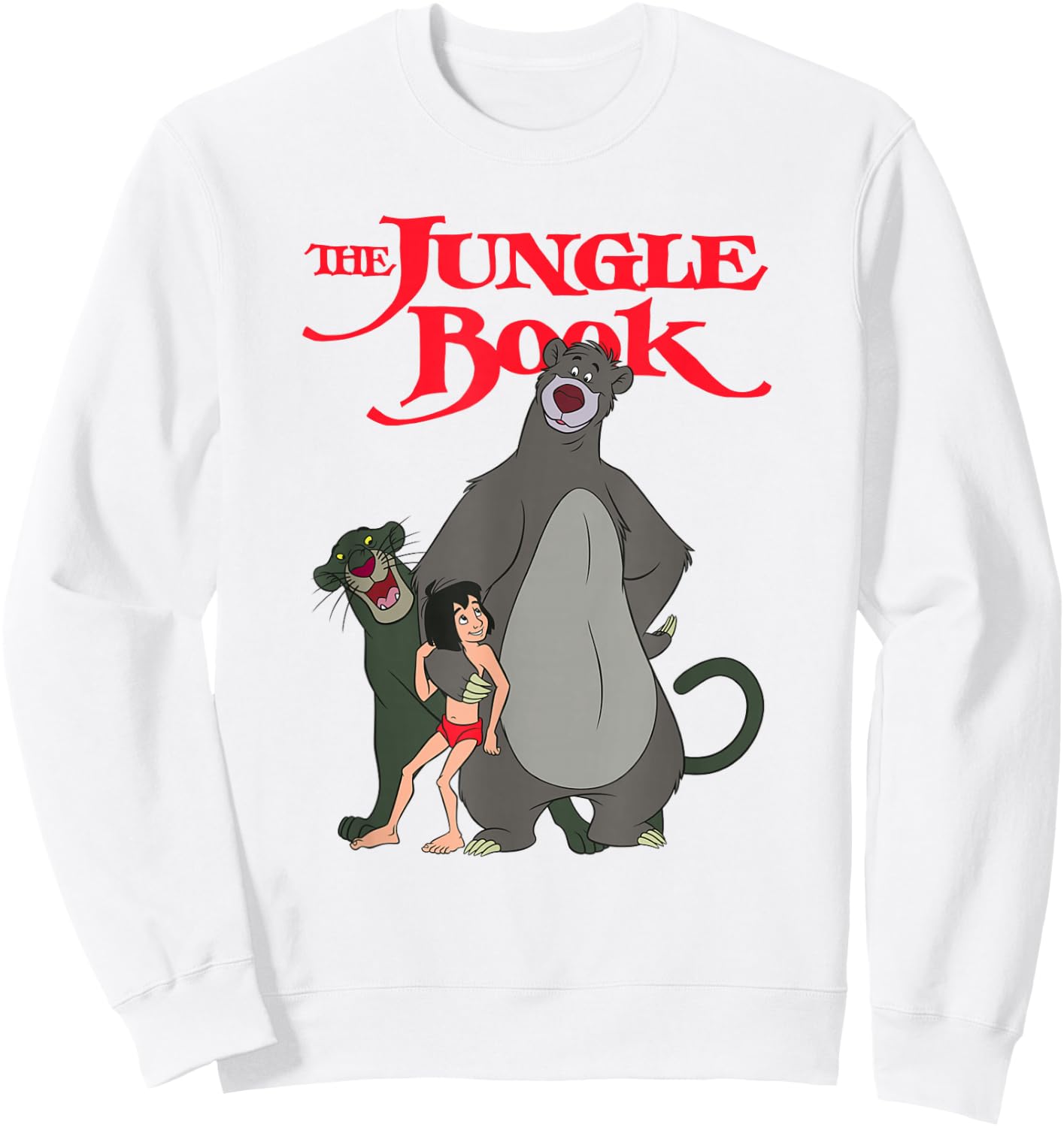 Disney The Jungle Book Group Poster Sweatshirt - Sweatshirt | White