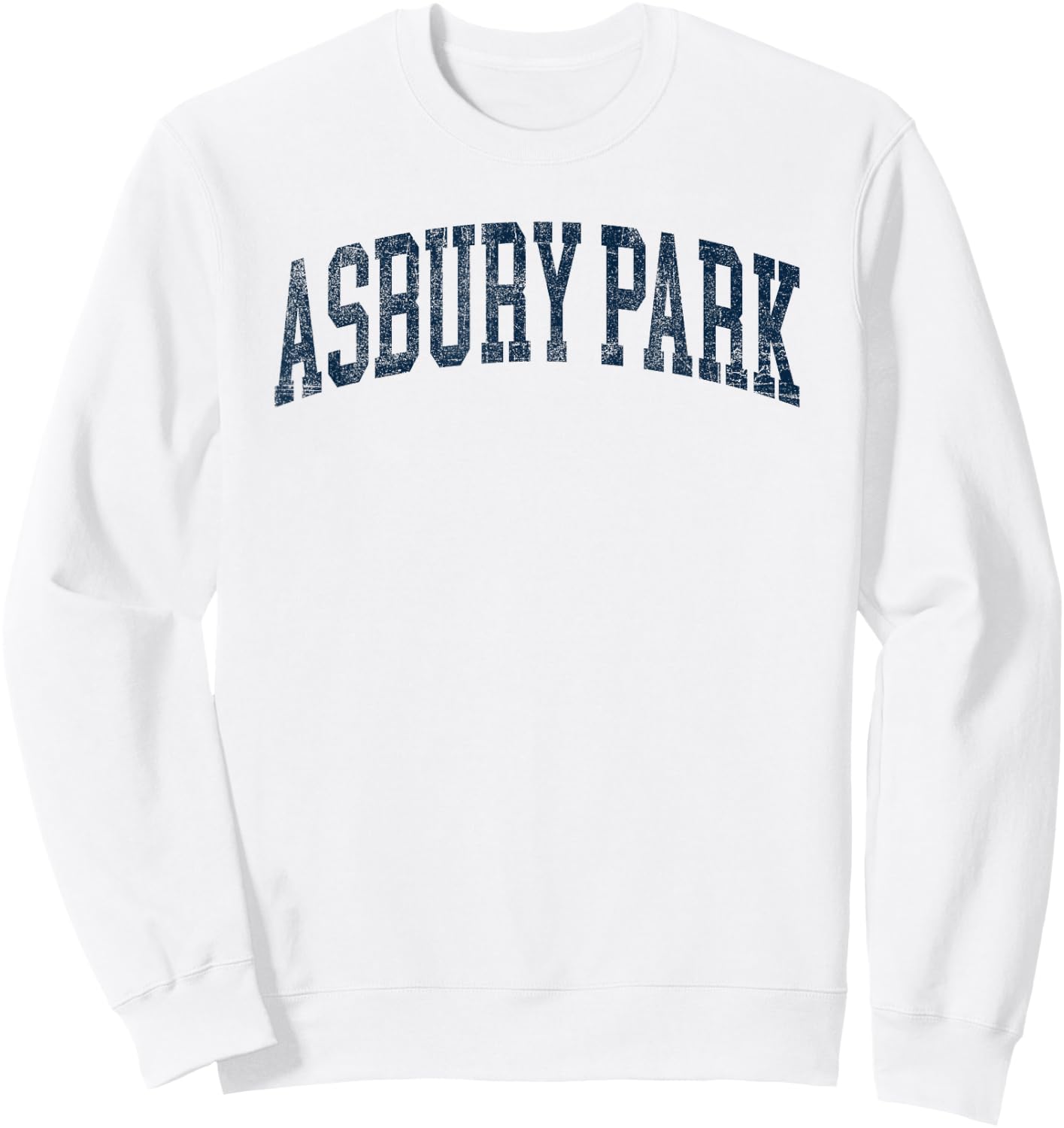 Vintage Asbury Park New Jersey Souvenir Boys Girls Sweatshirt - Sweatshirt | White