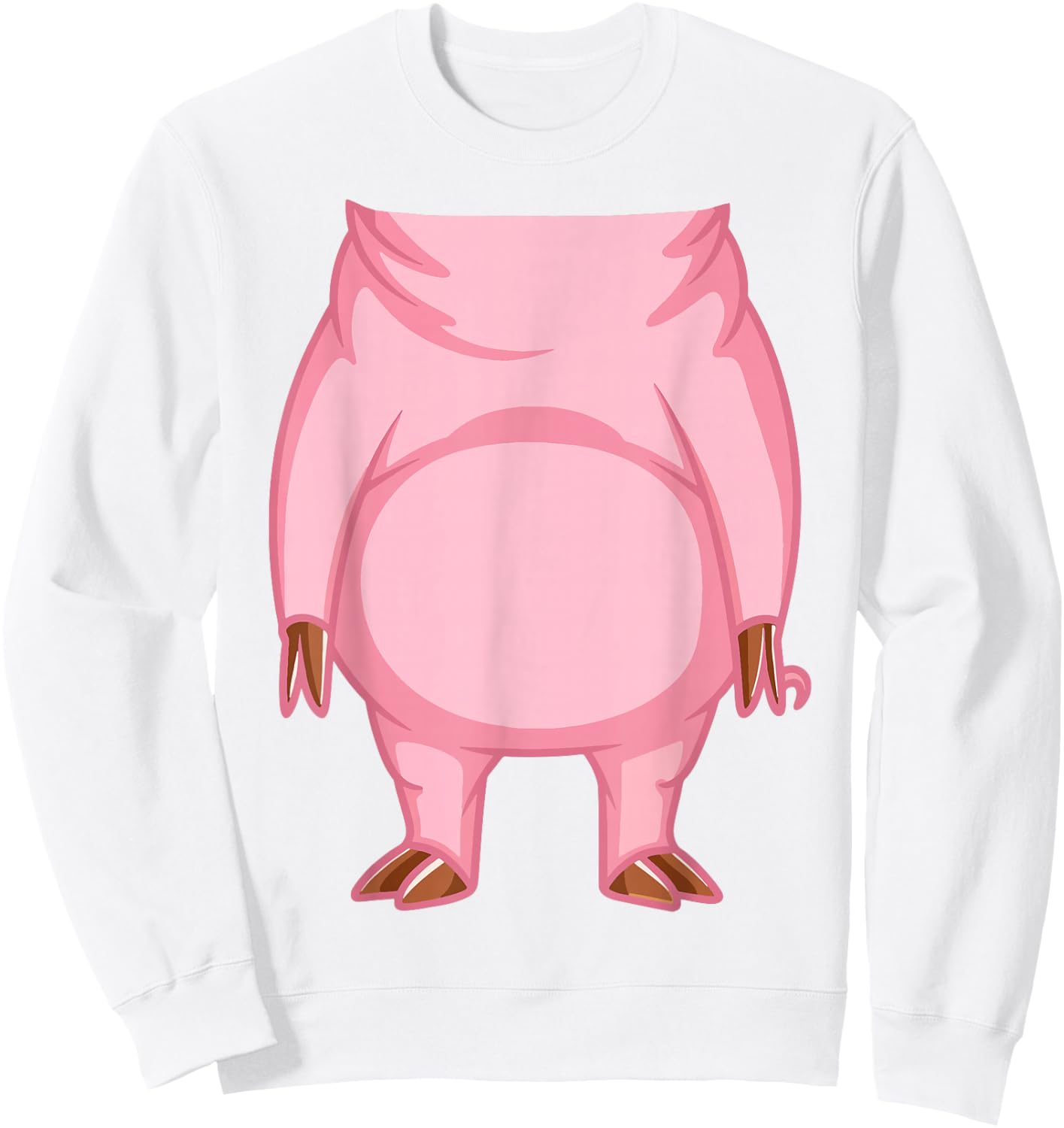 Pig Shirt Adult Kids Men Women Pig Costume Sweatshirt - Sweatshirt | White