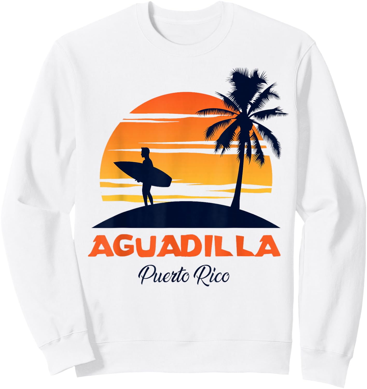 Aguadilla Puerto Rico Sweatshirt - Sweatshirt | White
