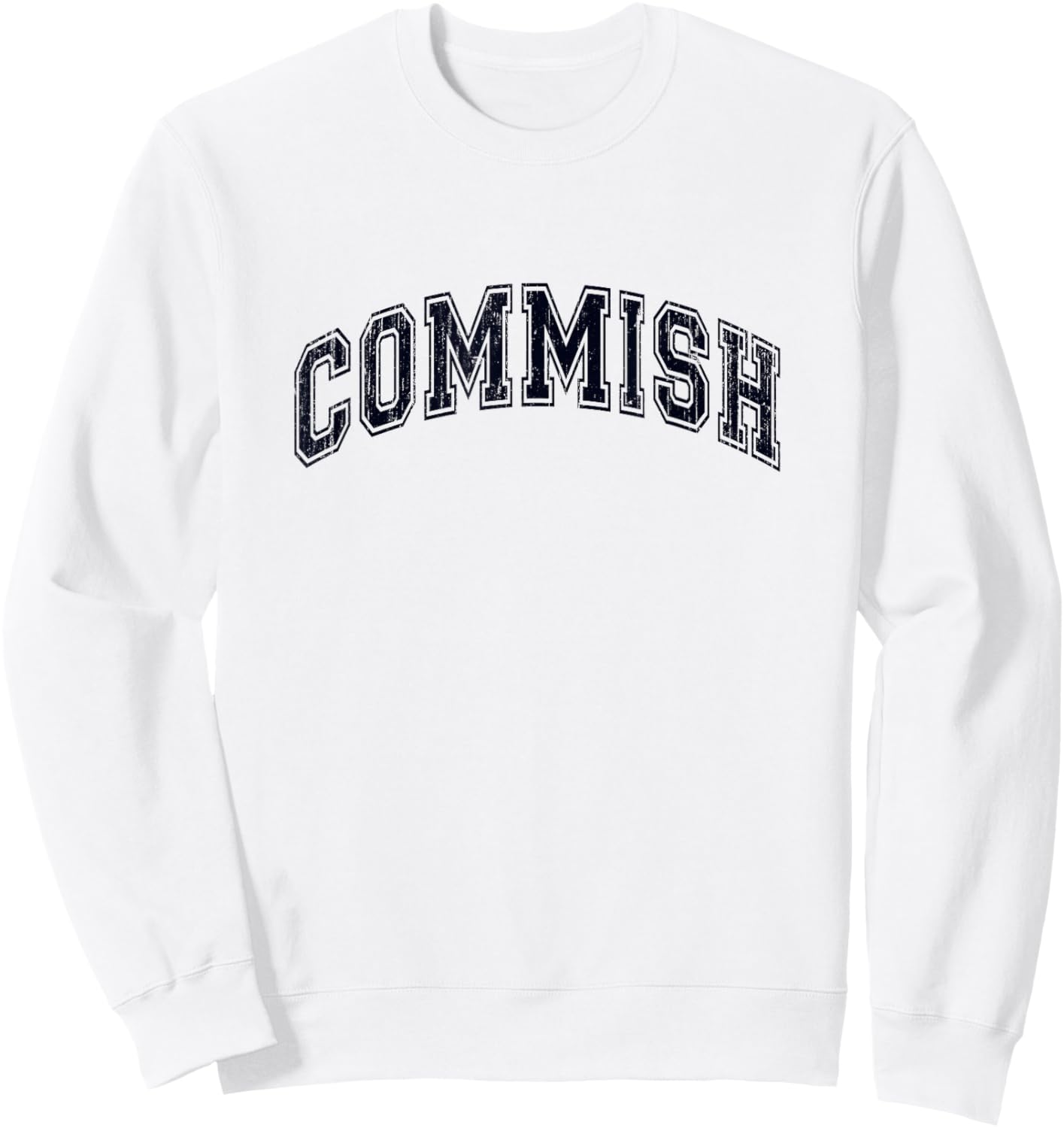 Draft Day COMMISH University Fantasy Football Commissioner Sweatshirt - Sweatshirt | White