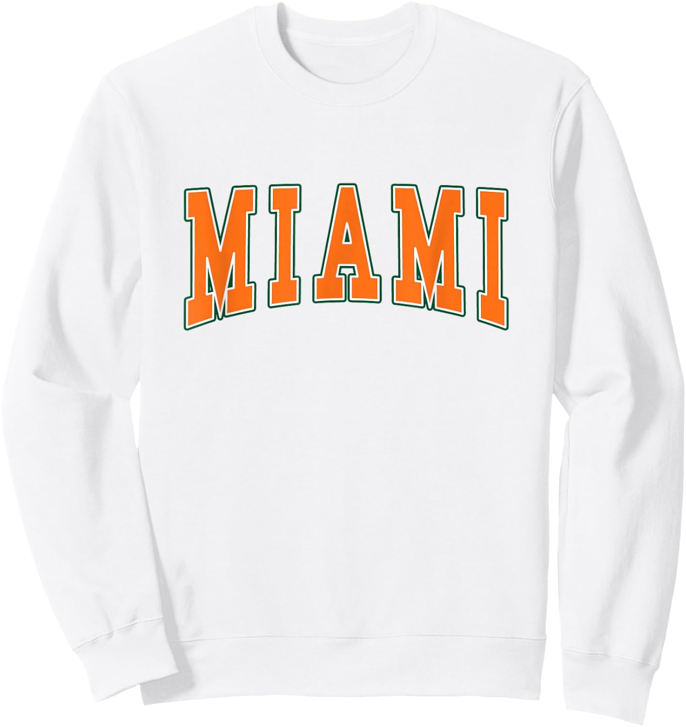 Miami - Throwback Design - Classic Sweatshirt - Sweatshirt | White