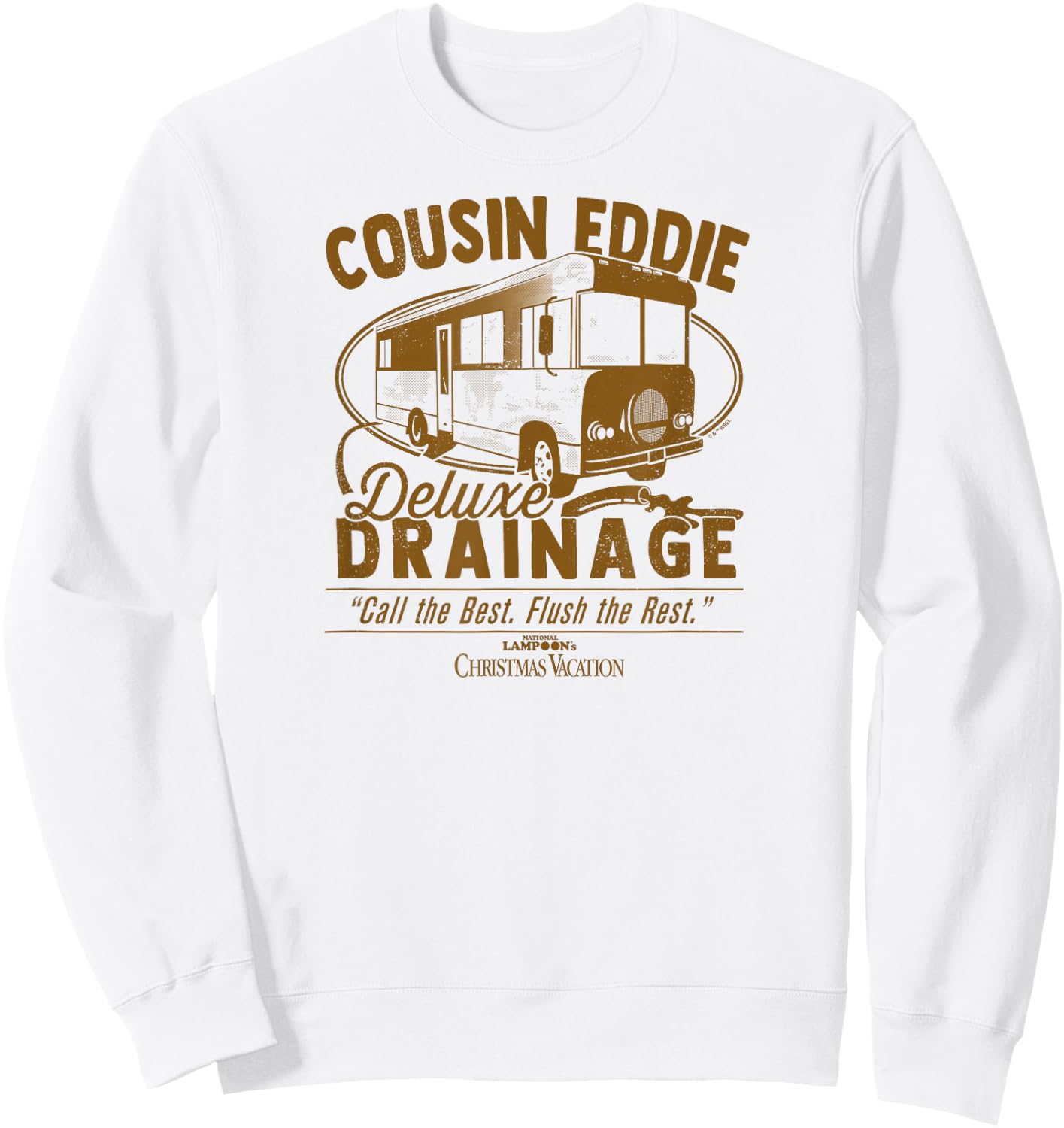 National Lampoon's Christmas Vacation - Cousin Eddie RV Sweatshirt - Sweatshirt | White