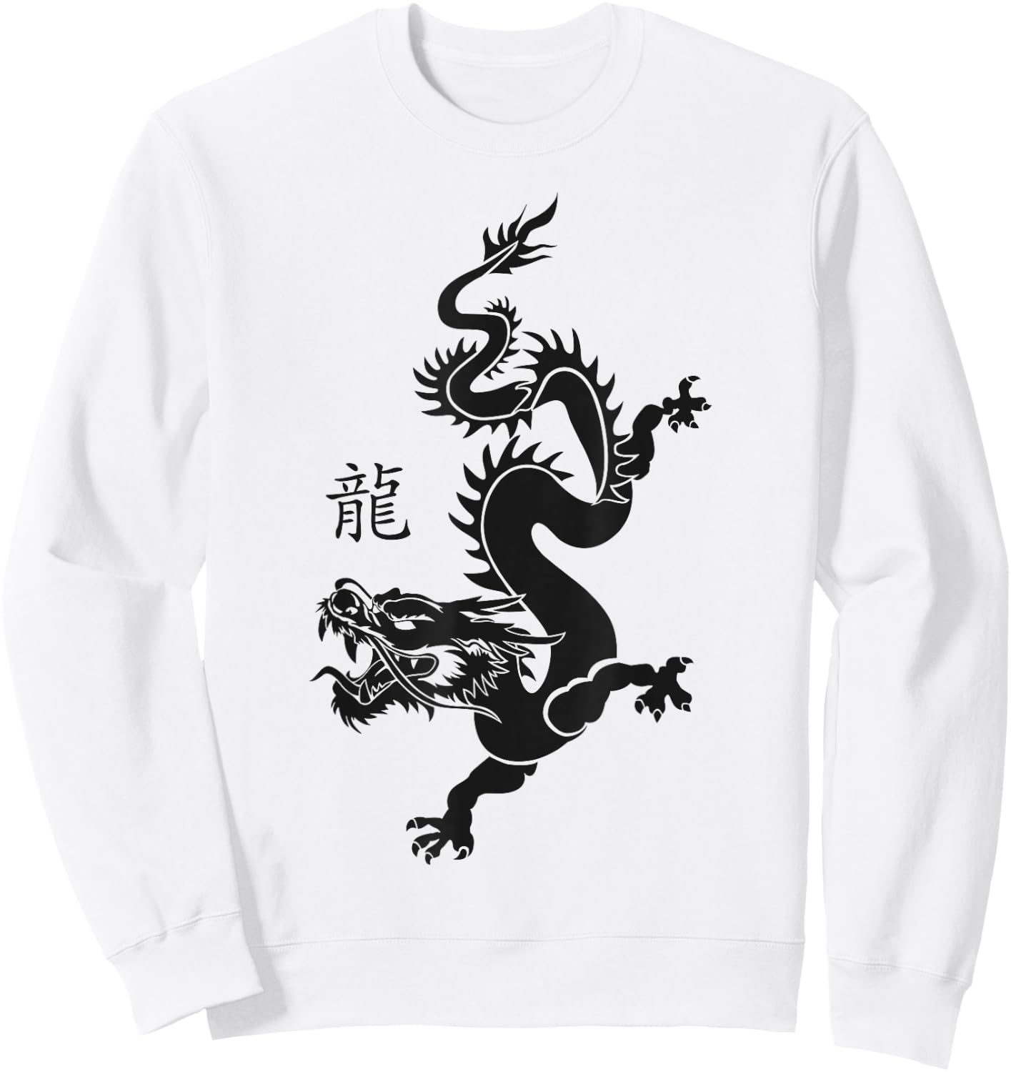 Year of the Dragon Chinese New Year 2024 Wooden Dragon Sweatshirt - Sweatshirt | White