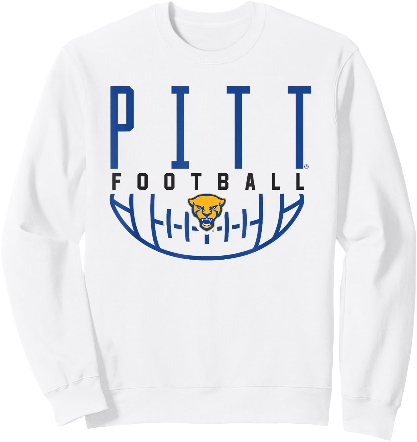 University of Pittsburgh Panthers Football Sweatshirt - Sweatshirt | White