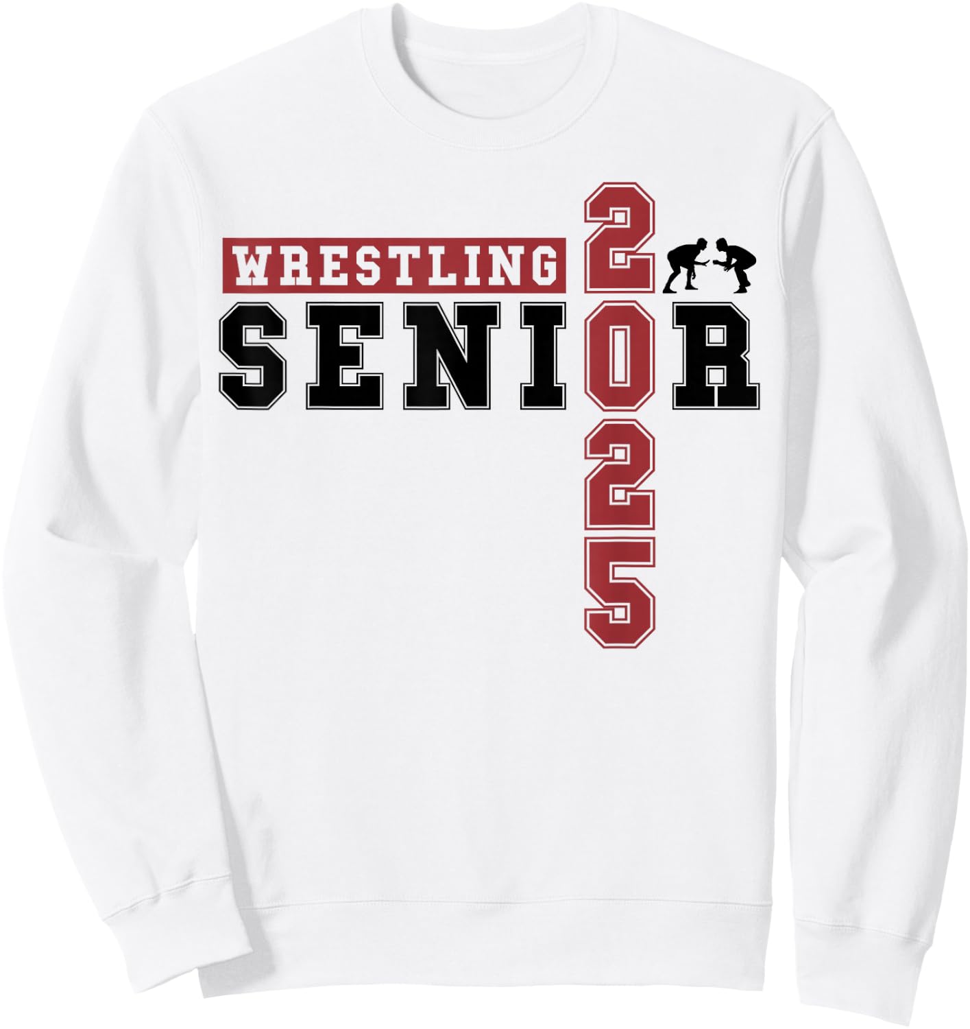 Wrestling Senior Night Wrestling Senior 2025 Graduation 69 Sweatshirt - Sweatshirt | White
