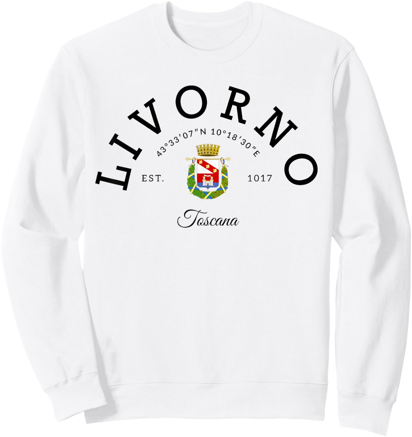 Livorno Italia Livorno trip, Livorno vacation family Livorno Sweatshirt - Sweatshirt | White