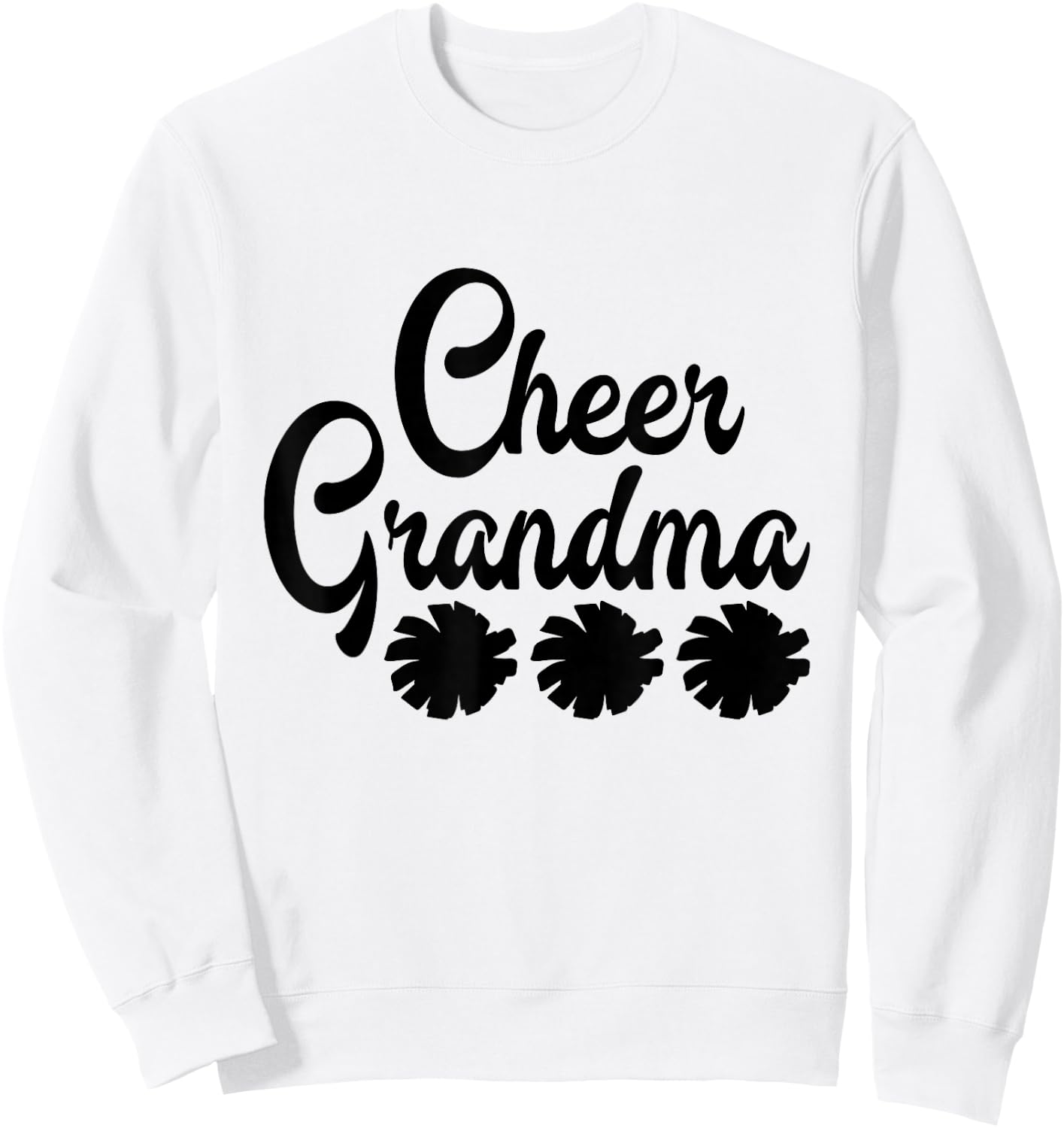 Cheer Grandma Cheerleading Grandmother Cheerleader Sweatshirt - Sweatshirt | White