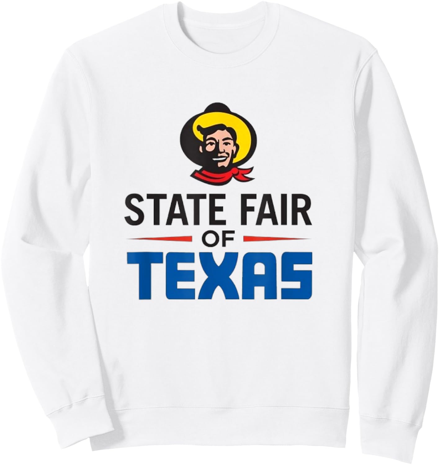 State Fair of Texas 2024- Howdy Folks State Fair Texas Sweatshirt - Sweatshirt | White