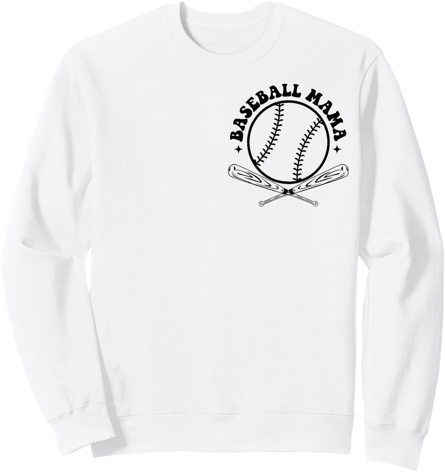 (2sided Front+Back) My Boy might not always swing but I do Sweatshirt - Sweatshirt | White