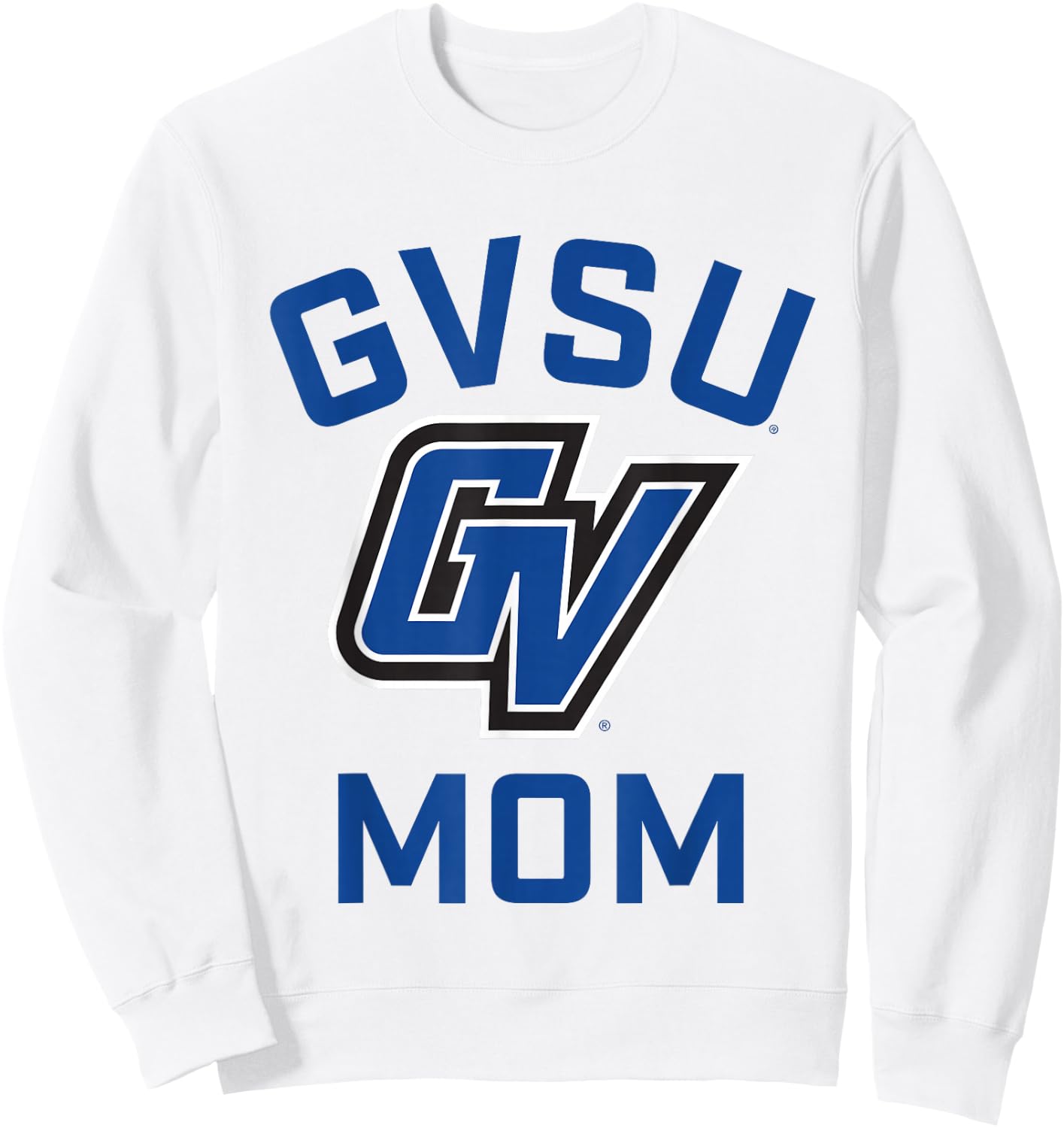 Grand Valley State University GVSU Lakers Arched Mom Sweatshirt - Sweatshirt | White