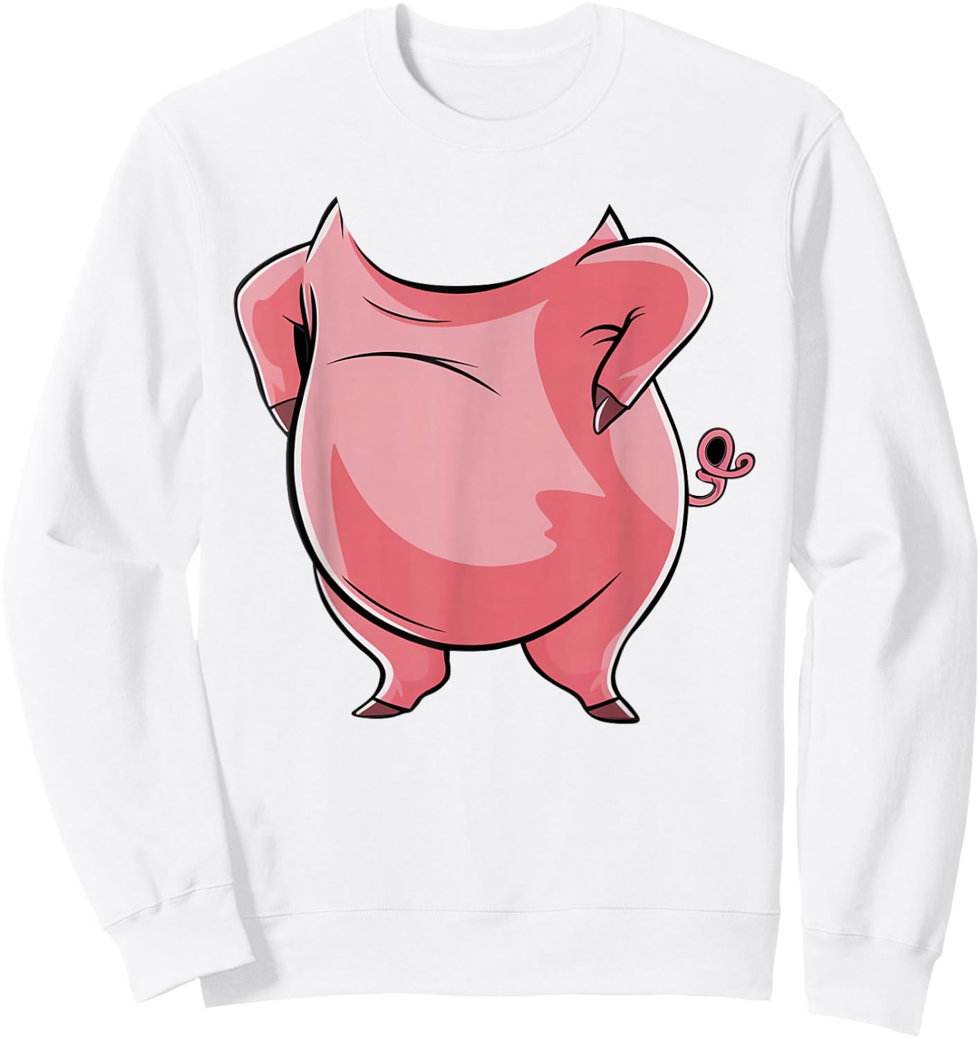 Pig Costume Body Funny Farm Animal Farming Halloween Kids Sweatshirt - Sweatshirt | White