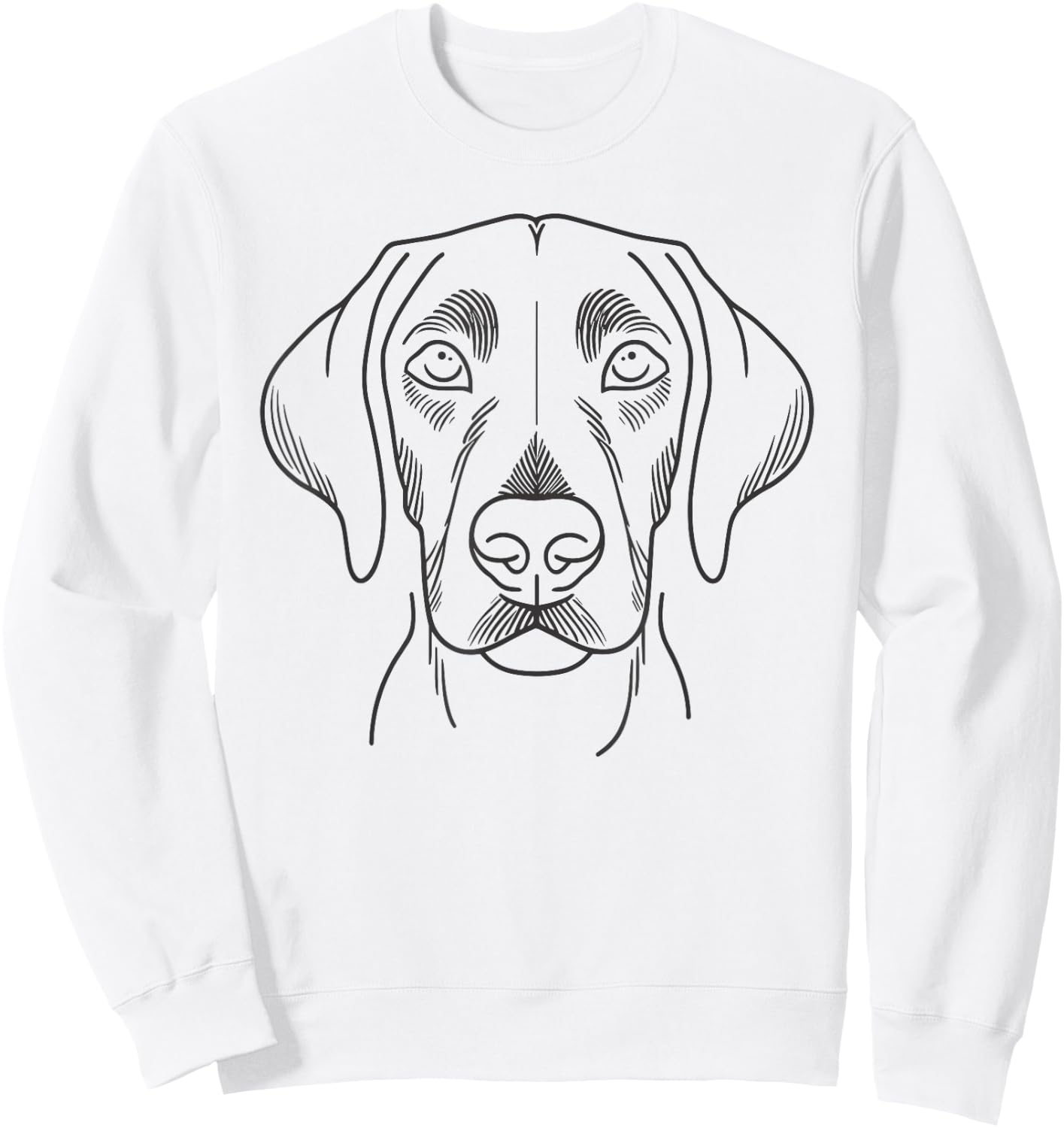 Line Art American Foxhound Foxhounds Sweatshirt - Sweatshirt | White