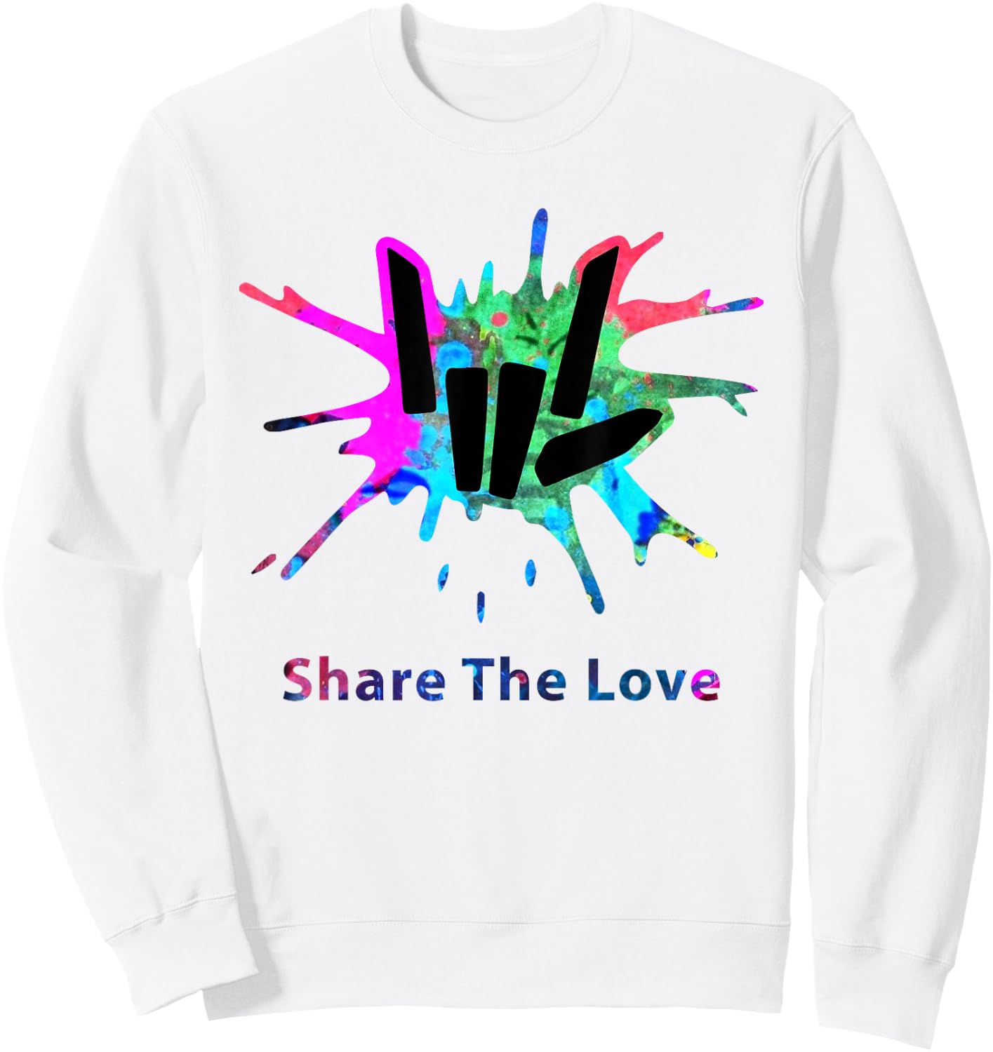 Share Love for Kids and Young Sweatshirt - Sweatshirt | White