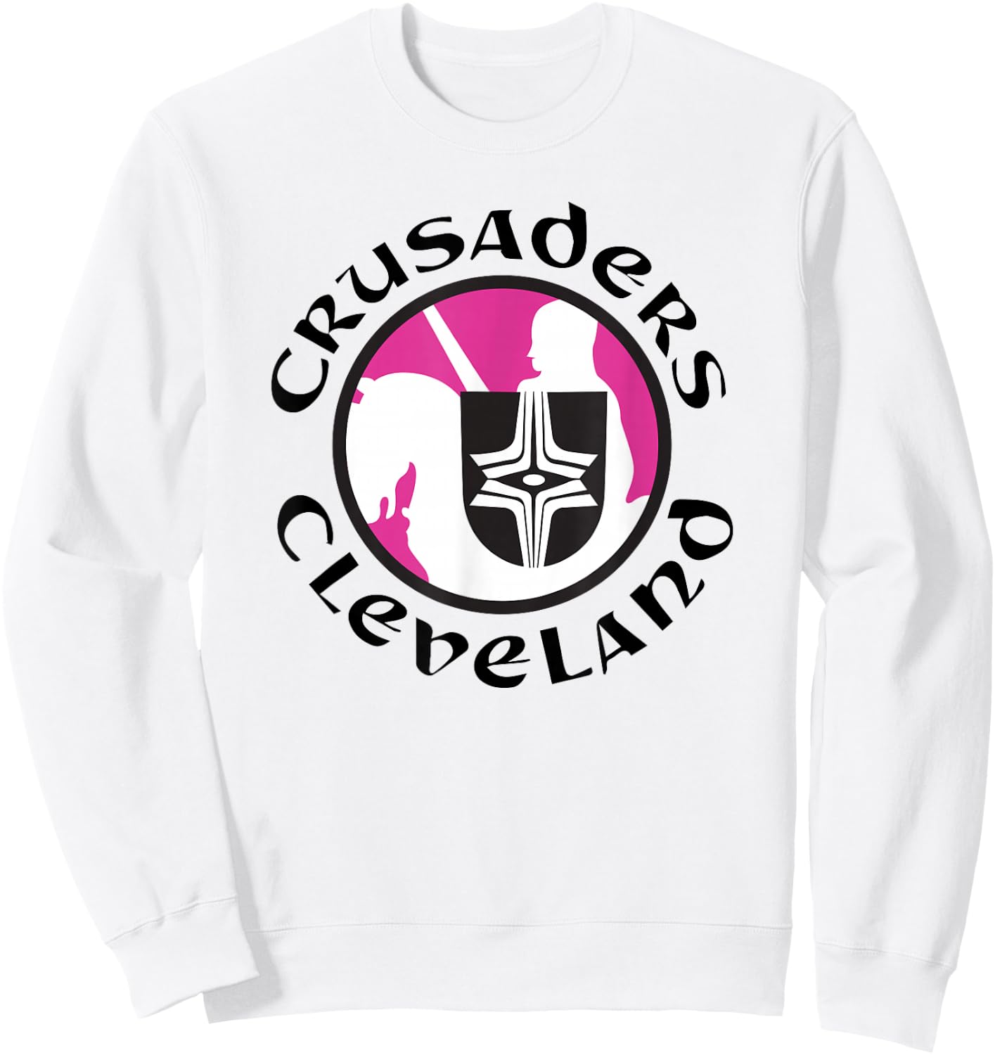 Retro Hockey - Cleveland Crusaders Hockey Team - WHA 70s Sweatshirt - Sweatshirt | White