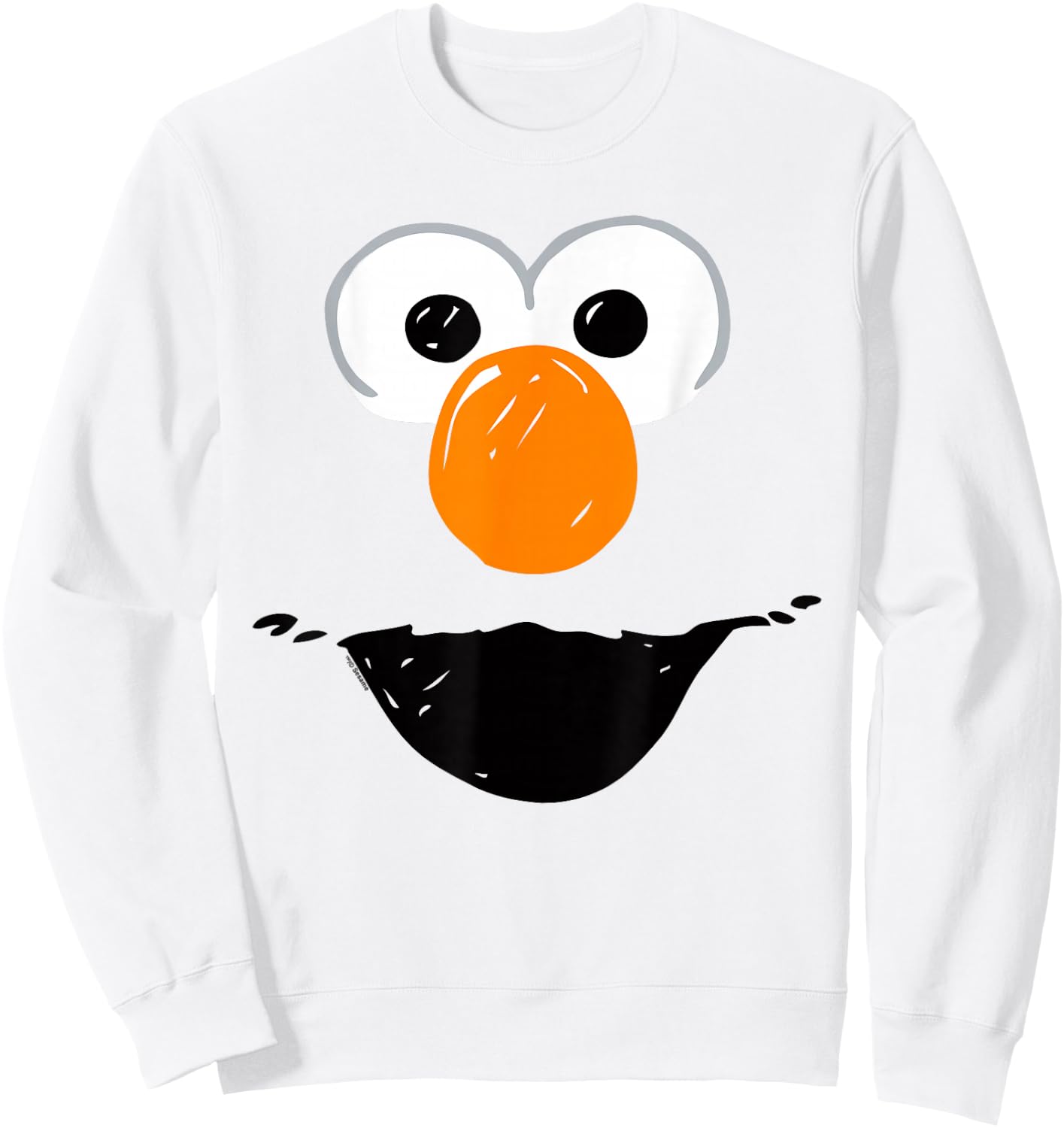 Sesame Street Elmo Crayon Sketch Halloween Costume Sweatshirt - Sweatshirt | White