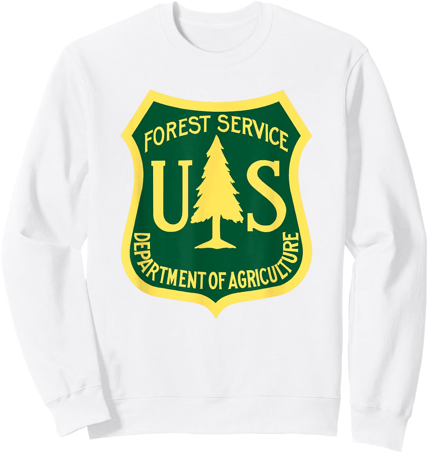 U.S Forest Service | Classic Logo Sweatshirt - Sweatshirt | White