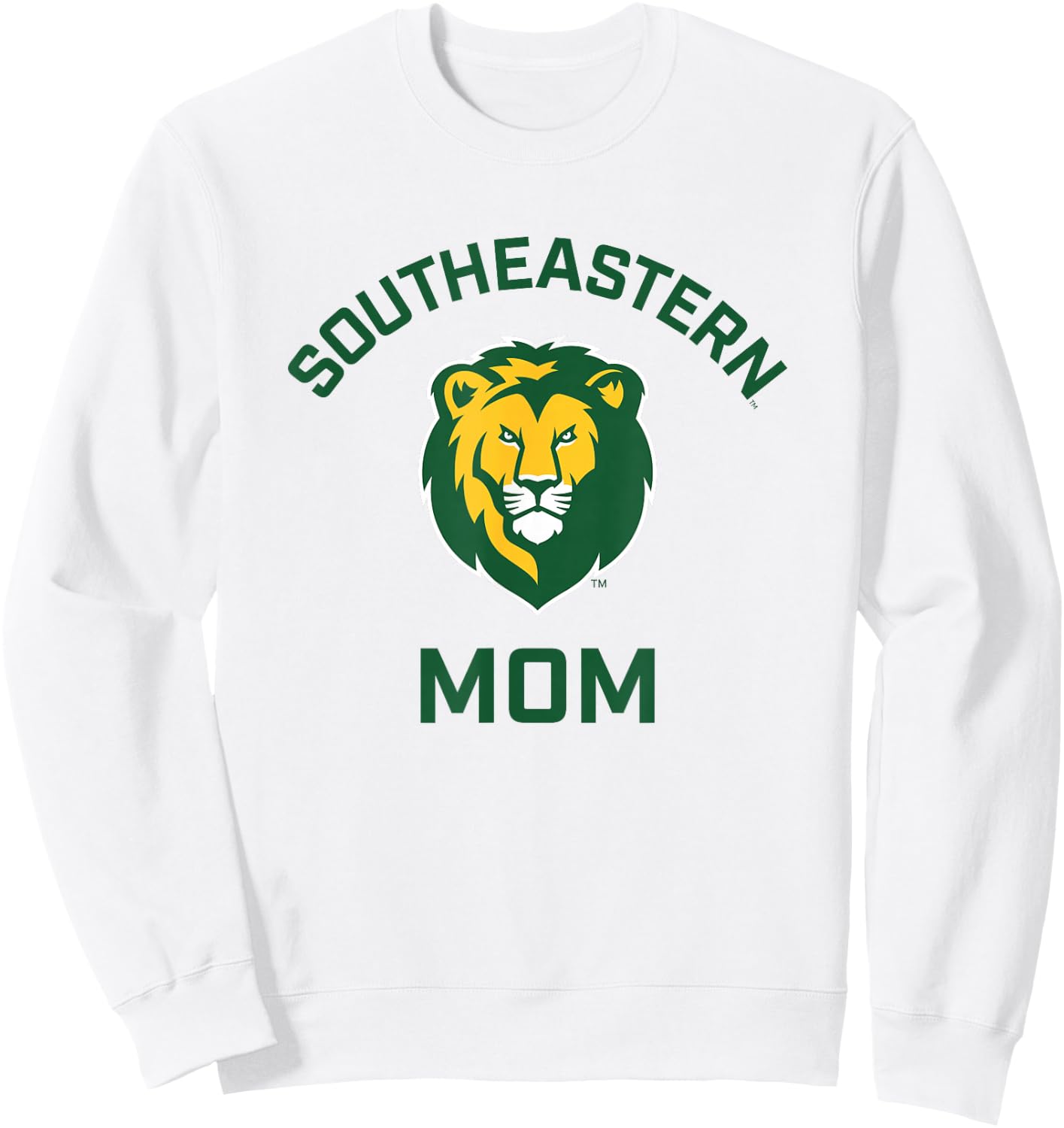 Southeastern Louisiana University Lions Arched Mom Sweatshirt - Sweatshirt | White