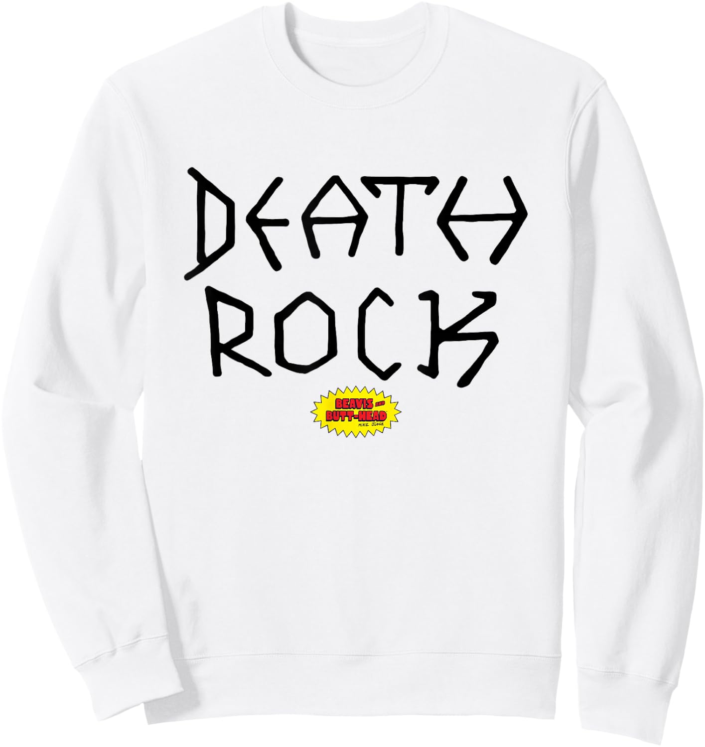 Beavis and Butt-Head Halloween Beavis Death Rock Costume Sweatshirt - Sweatshirt | White