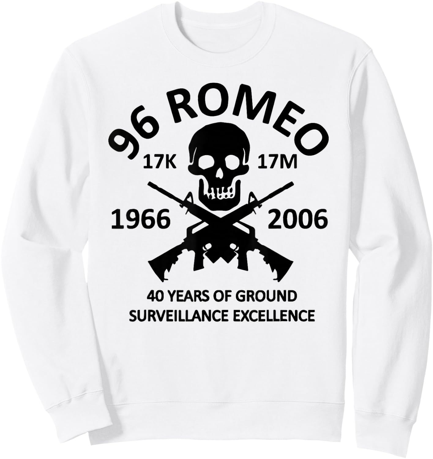 96 Romeo 40 Year Anniversary Sweatshirt - Sweatshirt | White