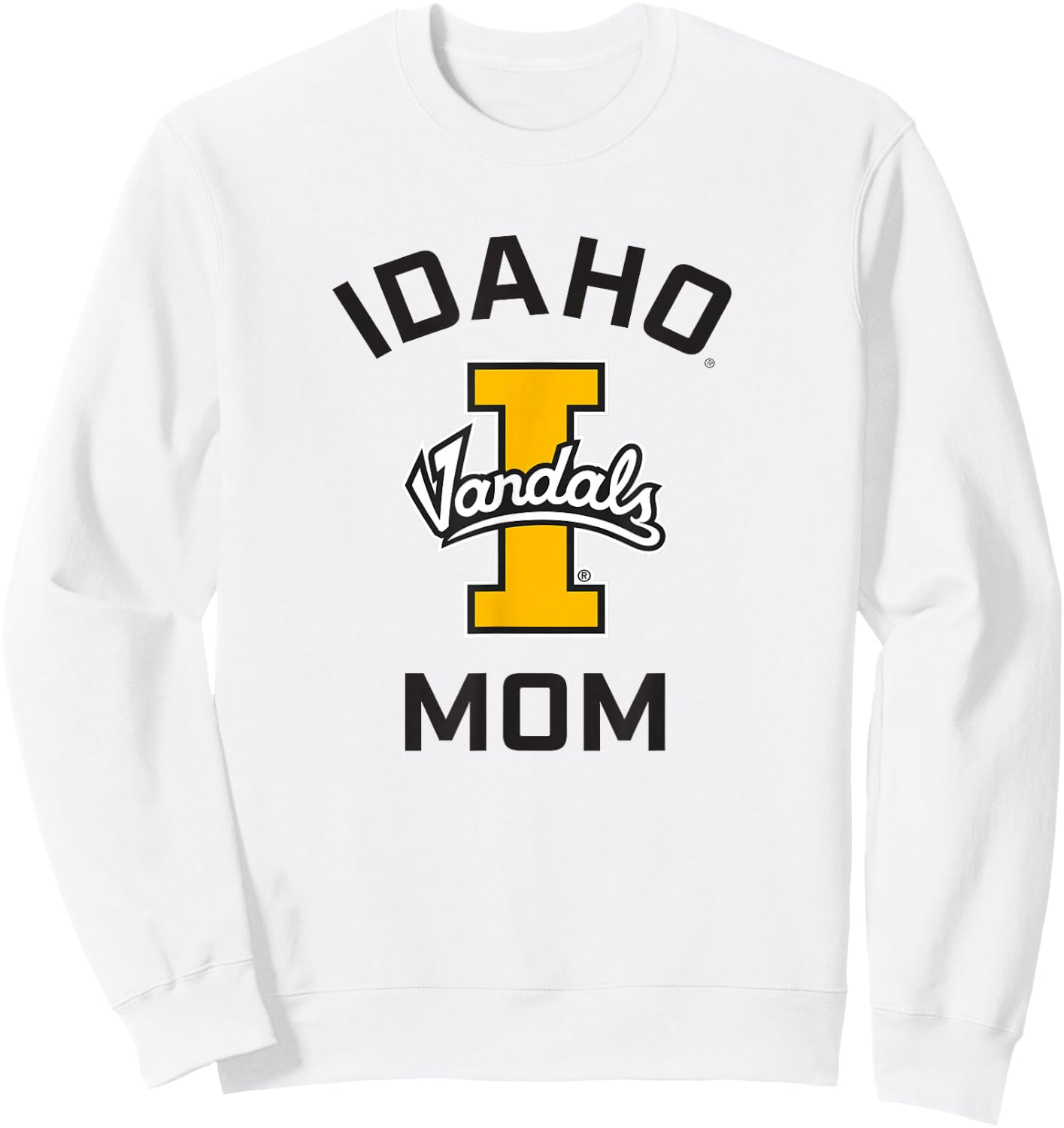University of Idaho Vandals Arched Mom Sweatshirt - Sweatshirt | White