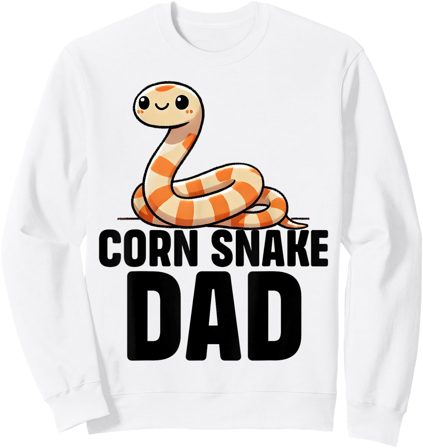 Corn Snake Pet Snake Funny Corn Snake Dad Sweatshirt - Sweatshirt | White