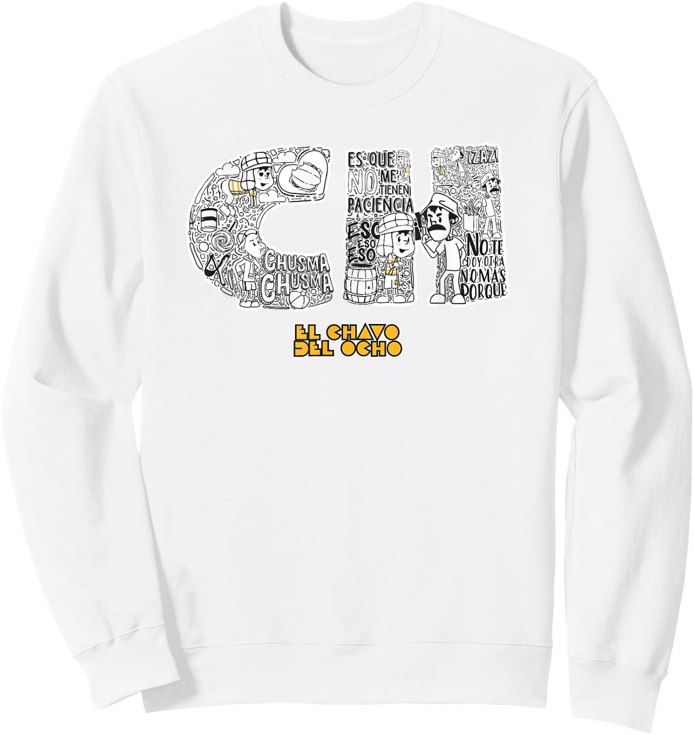El Chavo - Colorful Desings for Kids, Teen, Women & Men Sweatshirt - Sweatshirt | White