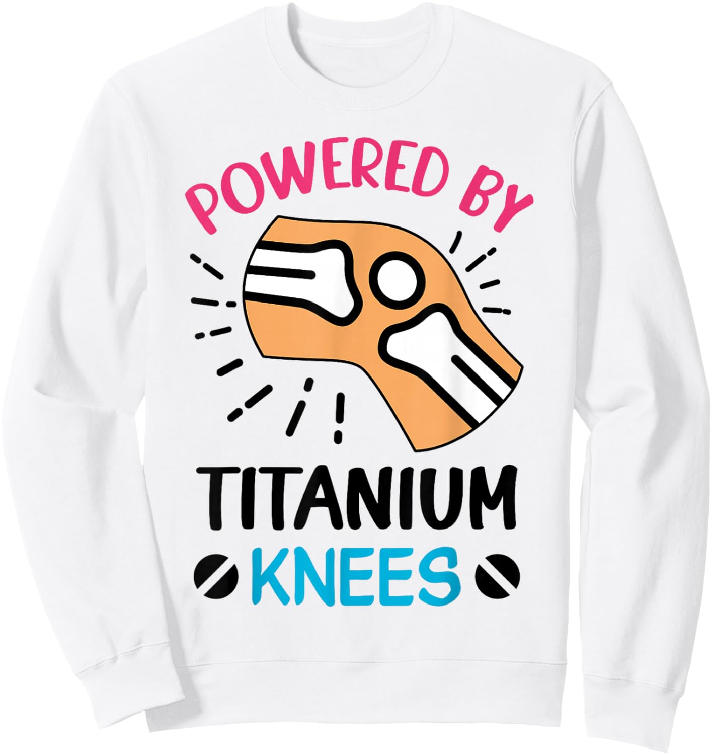After Knee Surgery Gift Knee Replacement Sweatshirt - Sweatshirt | White