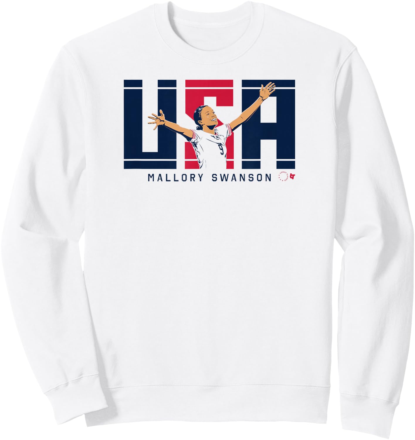Mallory Swanson - USA - United States Women's Soccer Sweatshirt - Sweatshirt | White