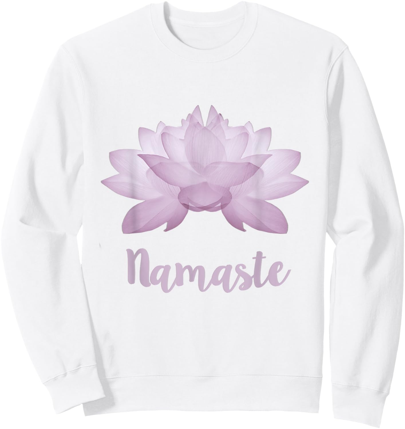 Lotus Namaste Yoga and girls Sweatshirt - Sweatshirt | White
