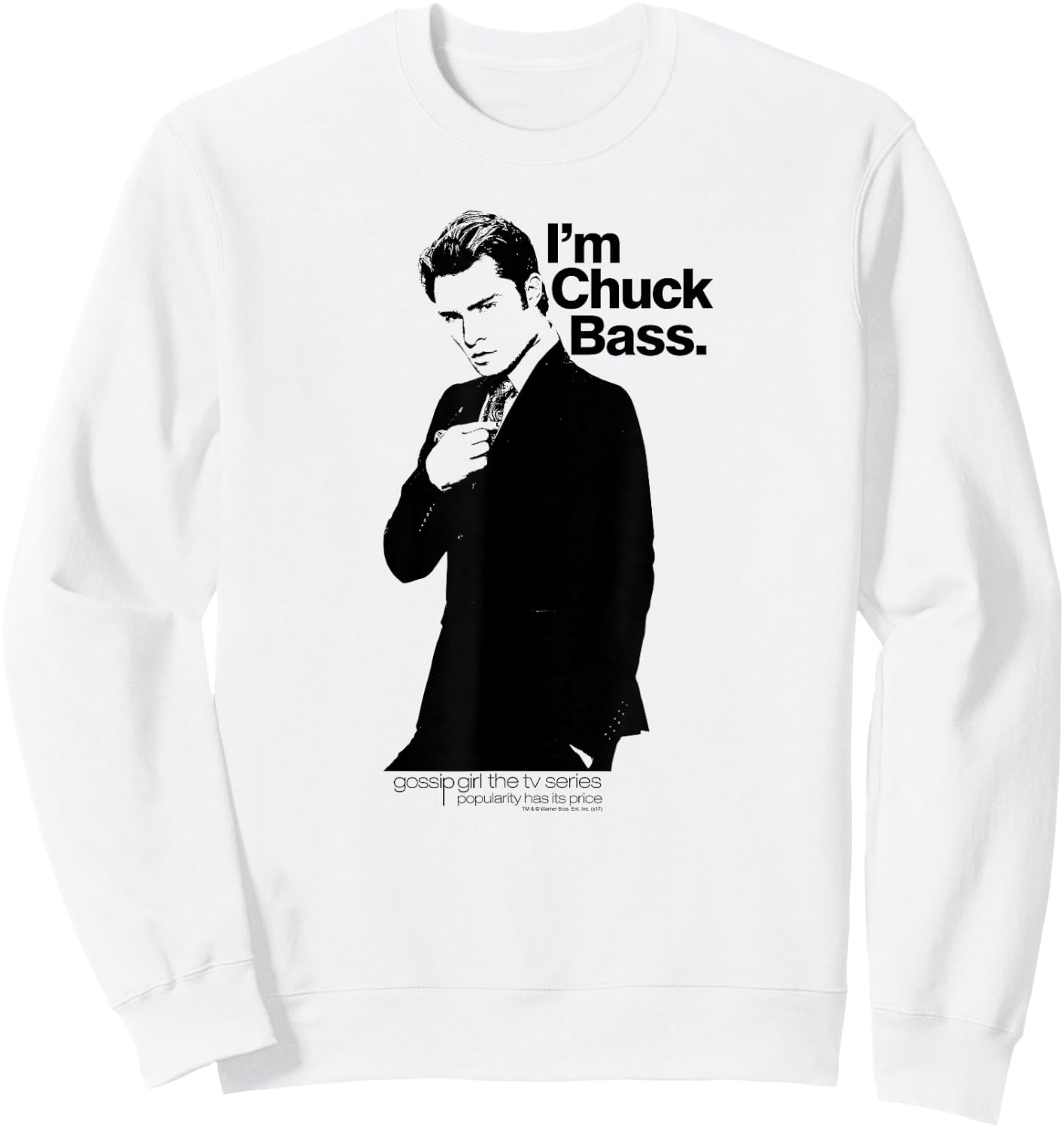 Gossip Girl I'm Chuck Bass Sweatshirt - Sweatshirt | White