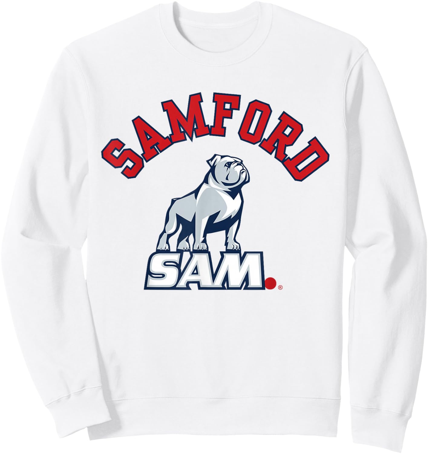 Samford Bulldogs | Official NCAA Merch | NCAFSAM04 Sweatshirt - Sweatshirt | White