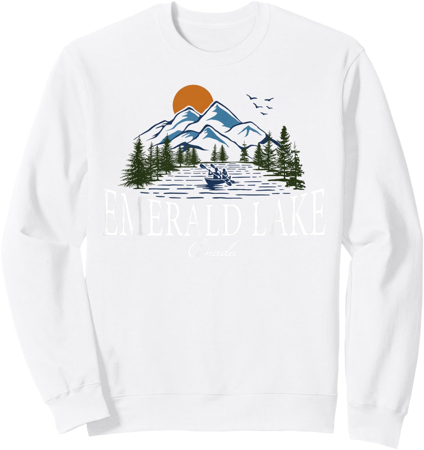 Emerald Lake Canada Sweatshirt - Sweatshirt | White