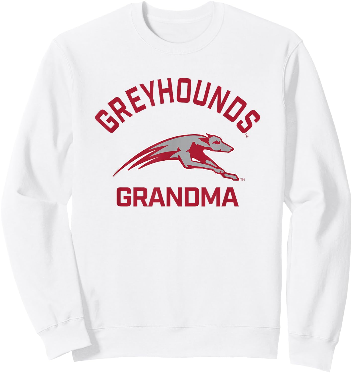 University of Indianapolis UIndy Greyhounds Arched Grandma Sweatshirt - Sweatshirt | White