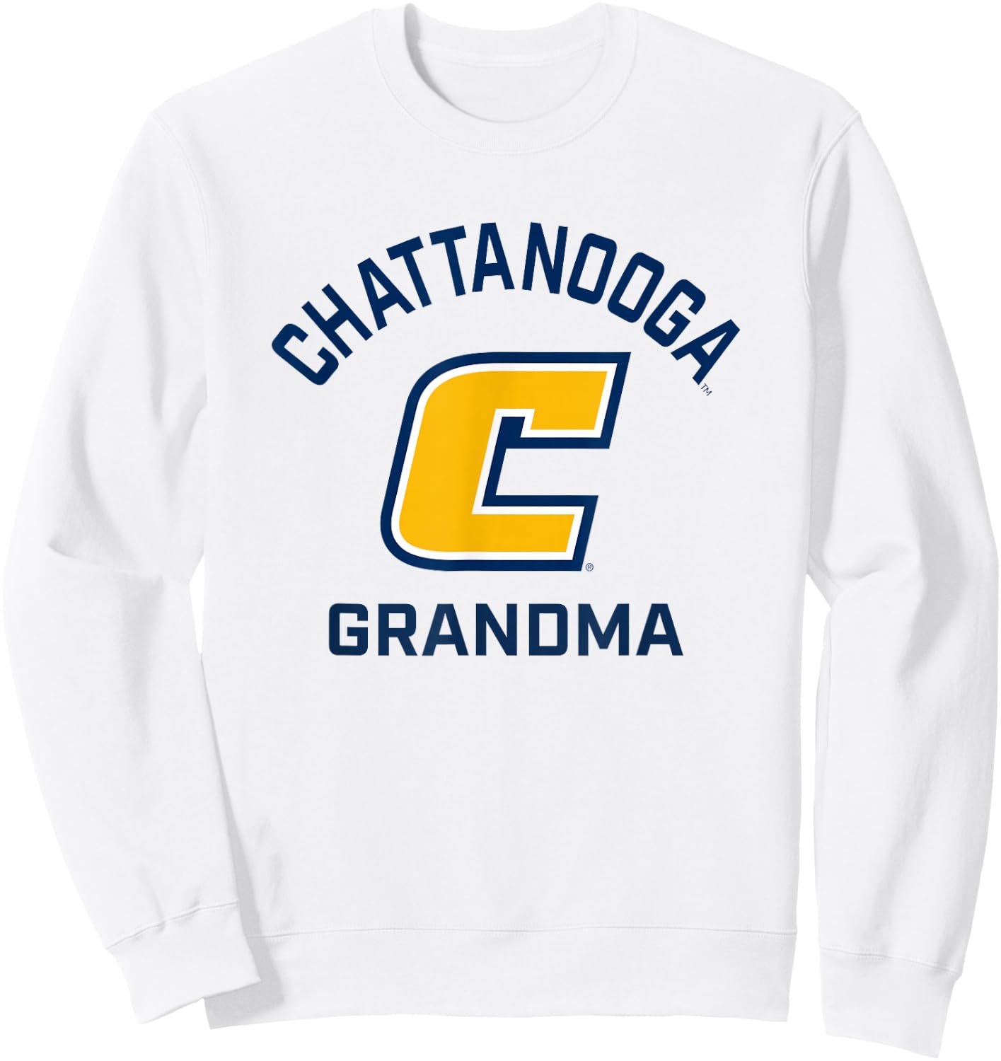 UT Chattanooga UTC Mockingbirds Arched Grandma Sweatshirt - Sweatshirt | White