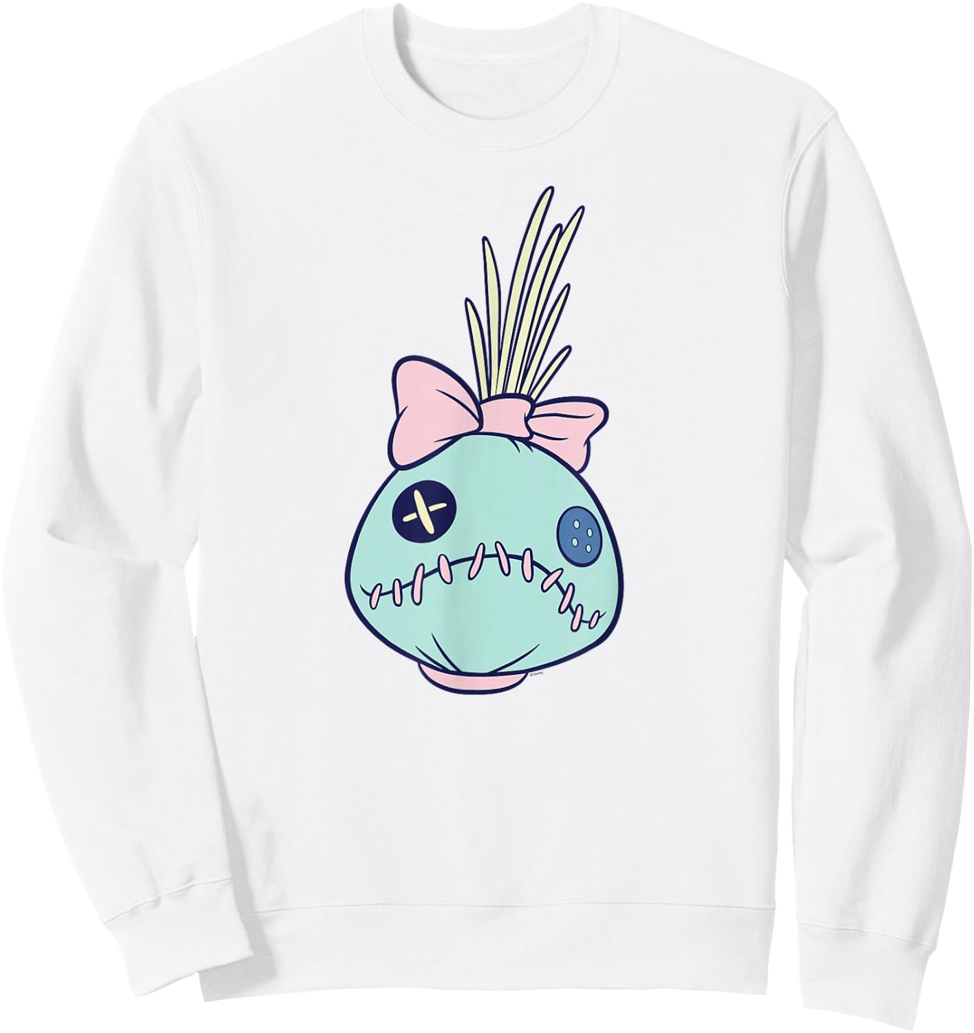 Disney Lilo & Stitch Lilo’s Rag Doll Scrump Big Face Costume Sweatshirt - Sweatshirt | White