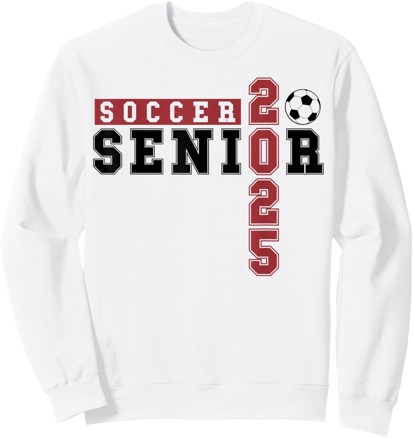 Soccer Senior Night Soccer Senior 2025 Graduation 32 Sweatshirt - Sweatshirt | White