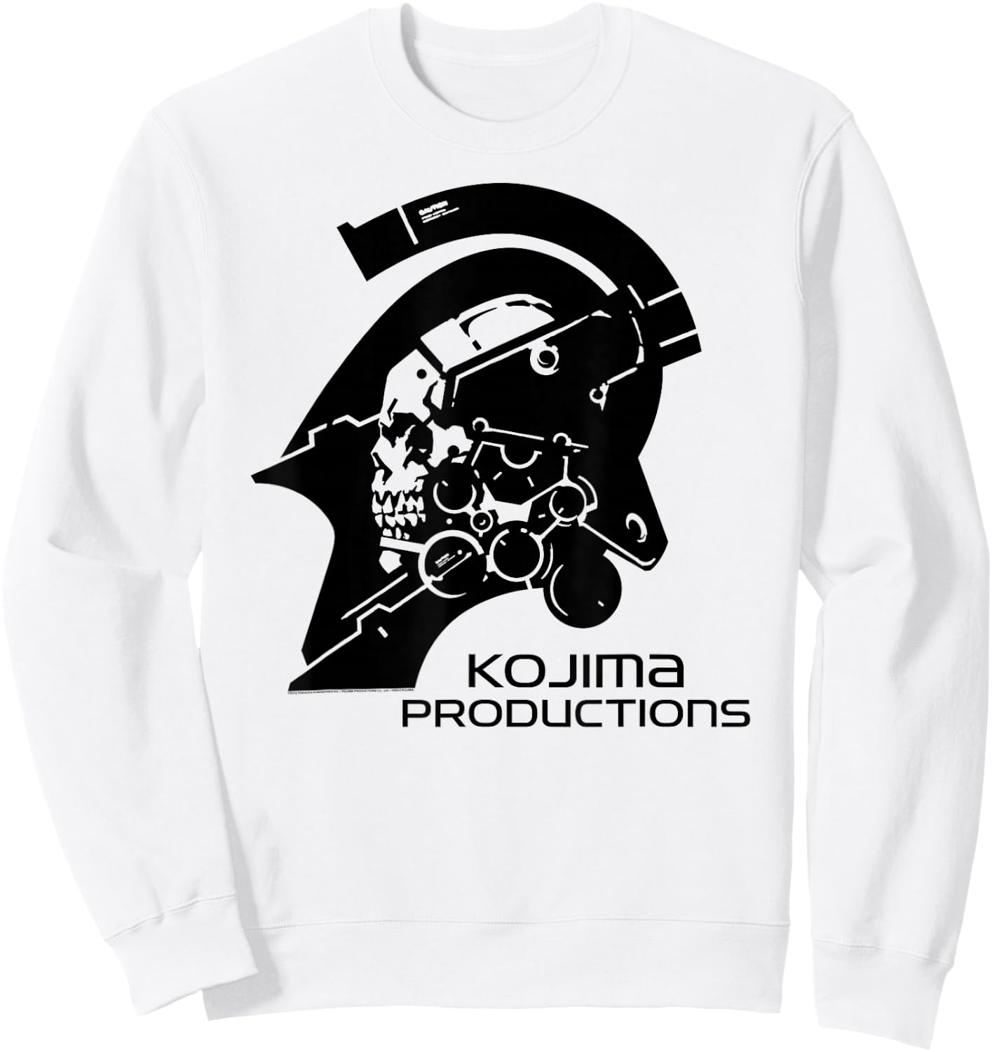 Kojima Productions Black Video Gaming Merch Sweatshirt - Sweatshirt | White