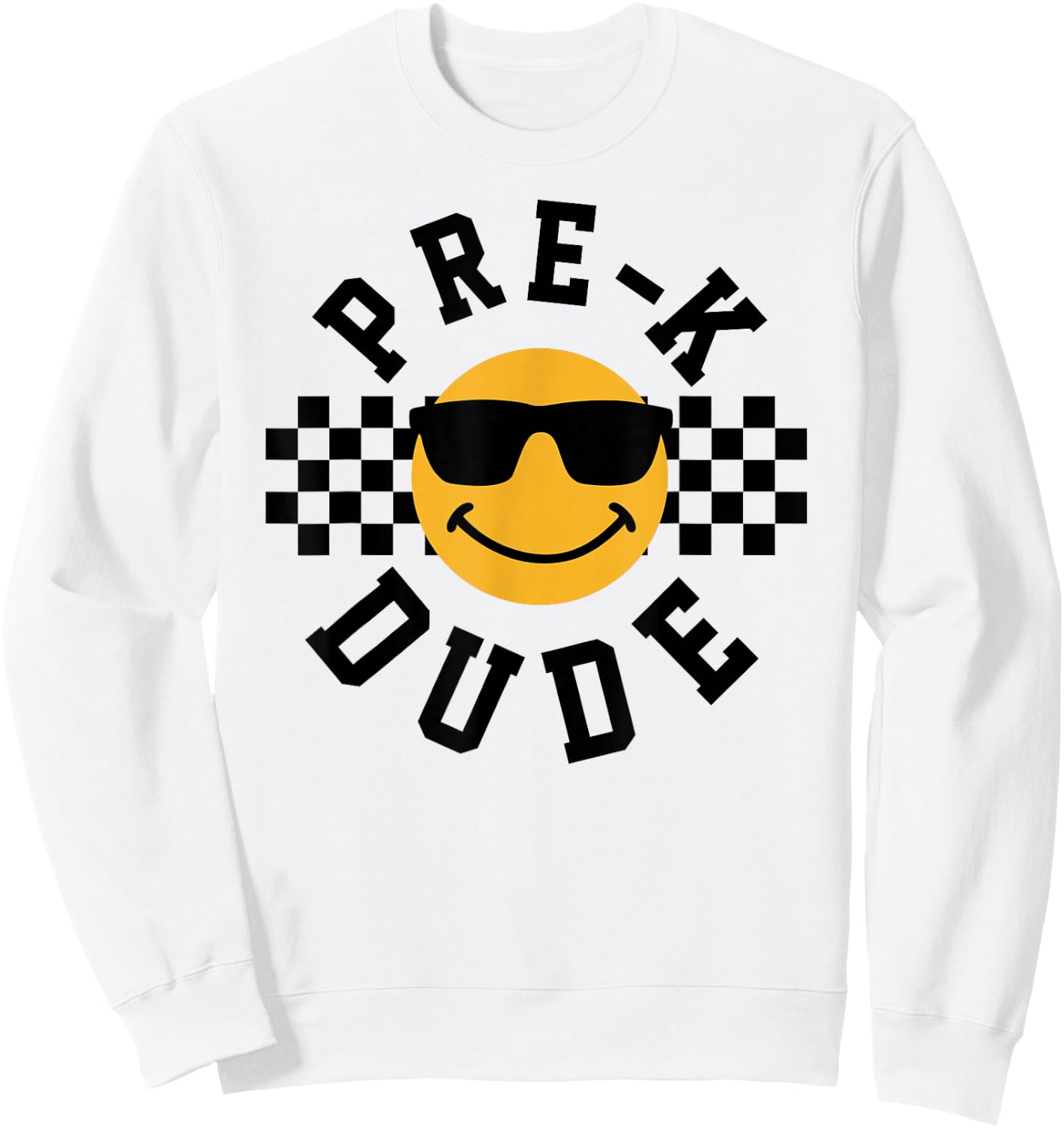 Preschool Dude Back To School Pre-K Students Kids Sweatshirt - Sweatshirt | White
