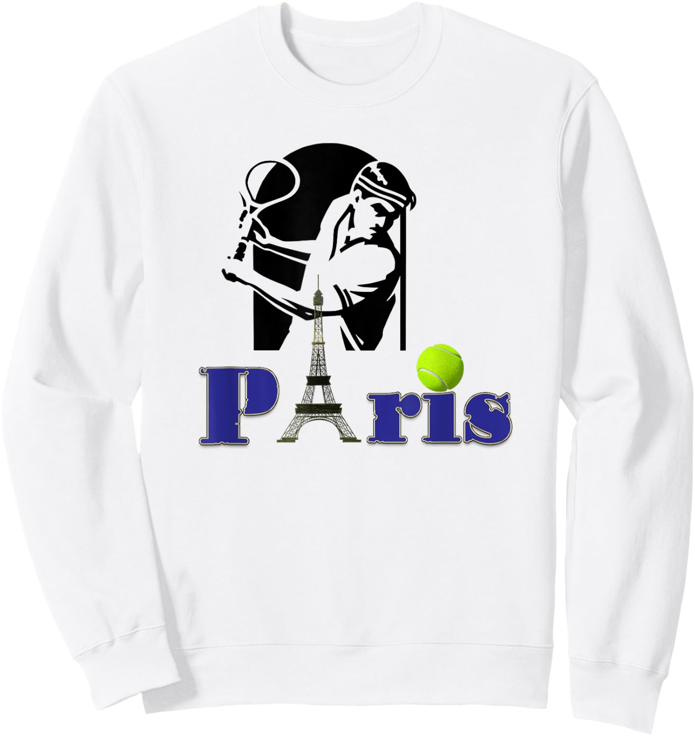 Roland Garros Paris Tennis Sweatshirt - Sweatshirt | White