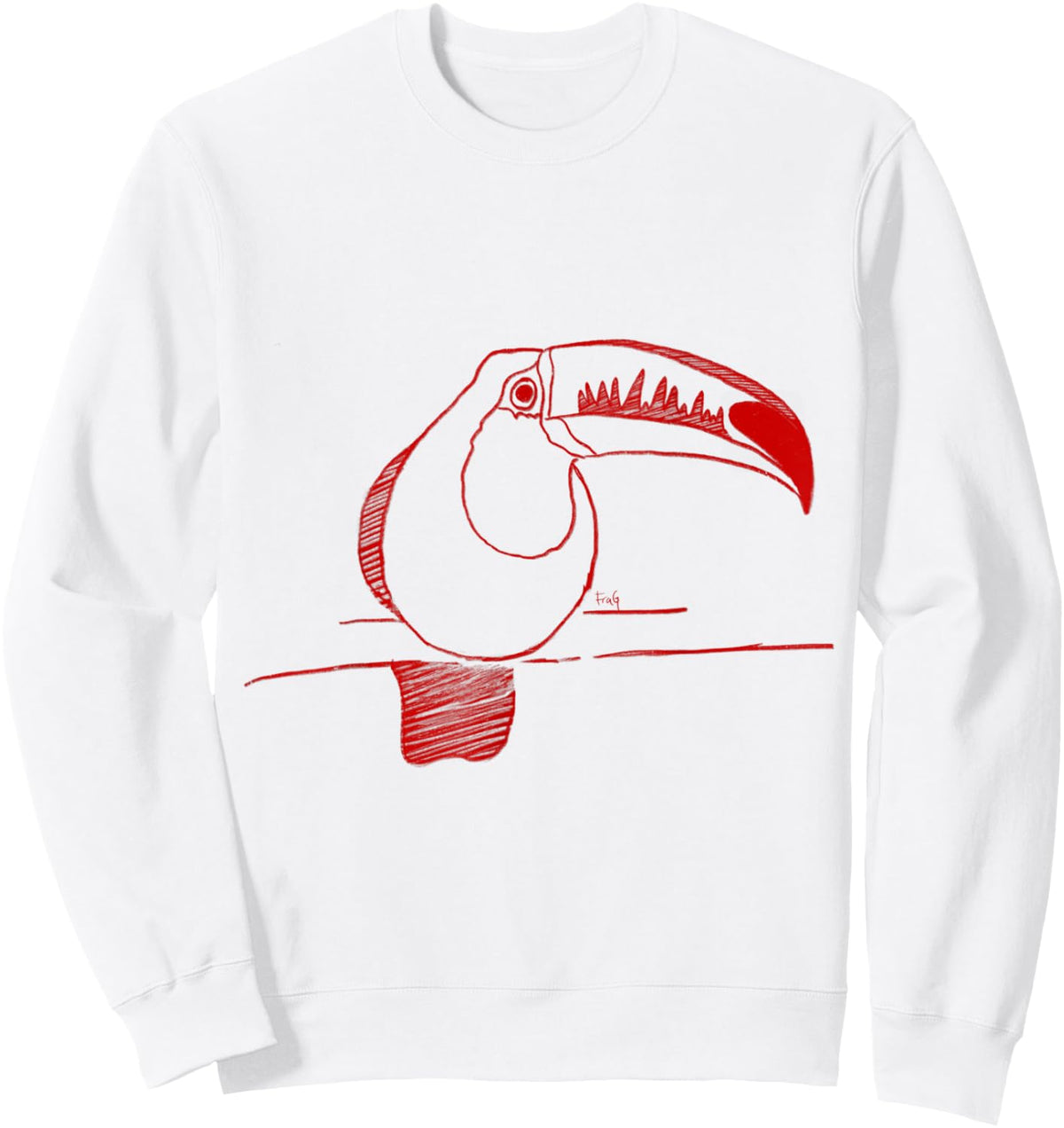 Tucano Red Sweatshirt - Sweatshirt | White