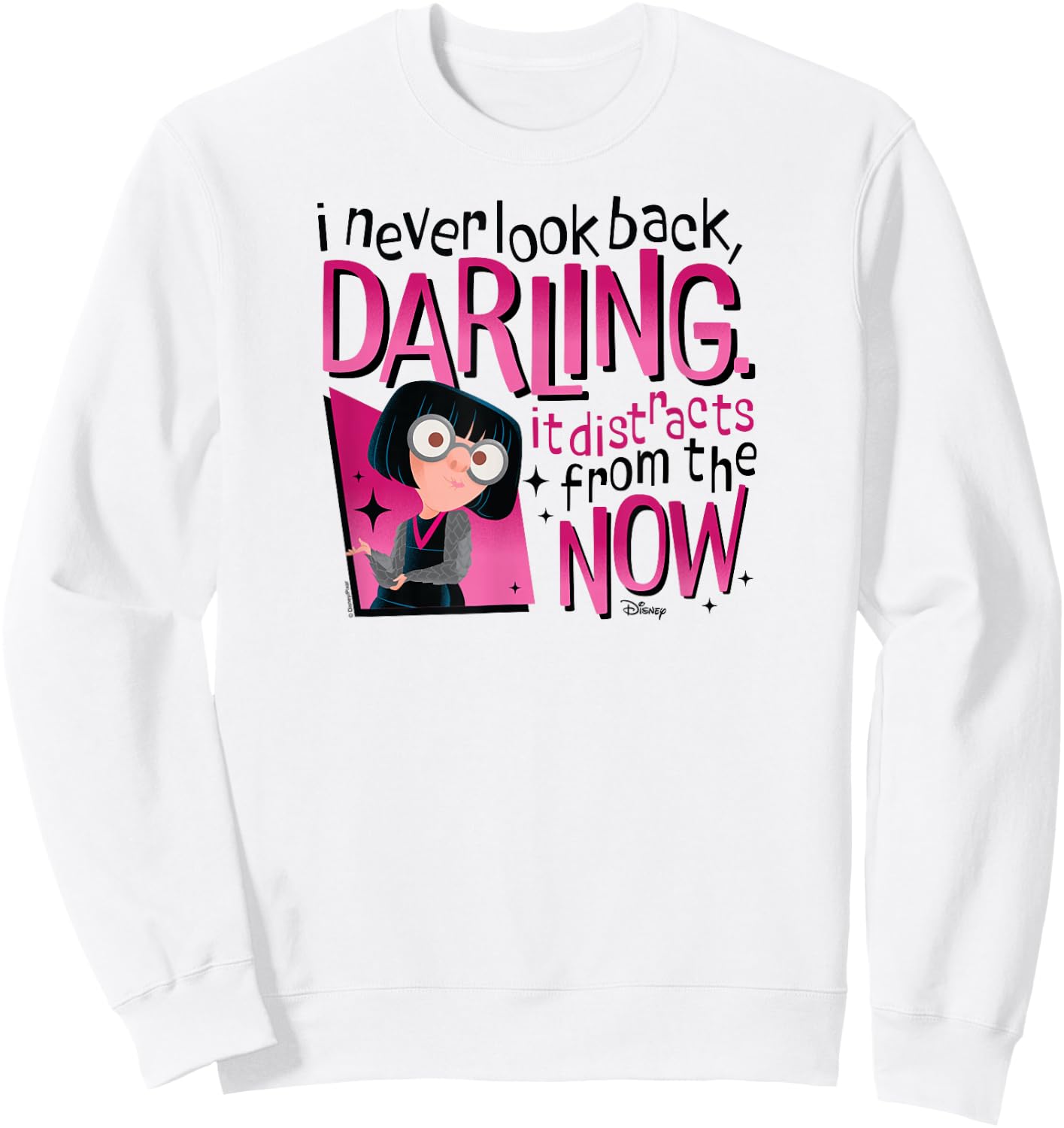 The Incredibles, The Incredibles 2 - Edna Never Look Back Sweatshirt - Sweatshirt | White