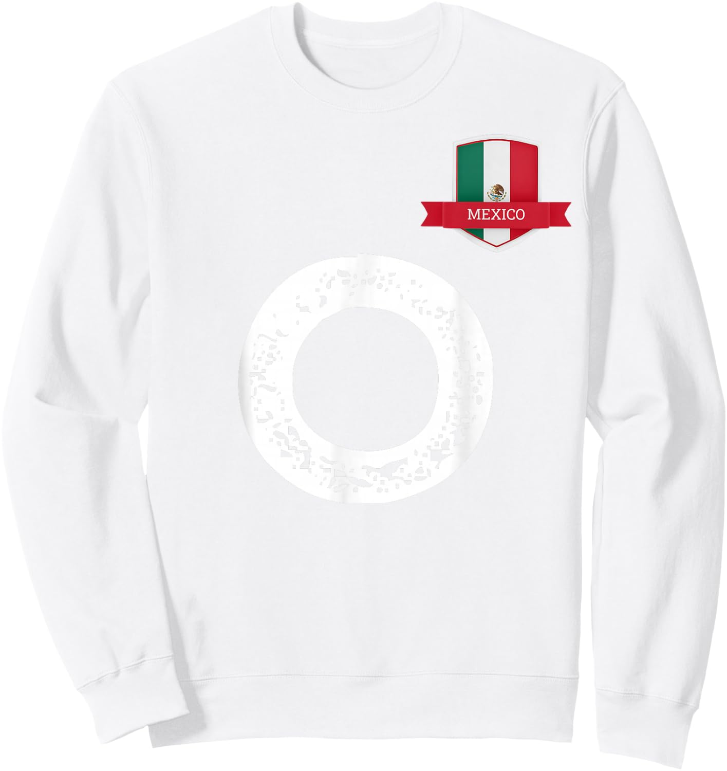 Mexico Man Flag O Mexican Mexico Sweatshirt - Sweatshirt | White