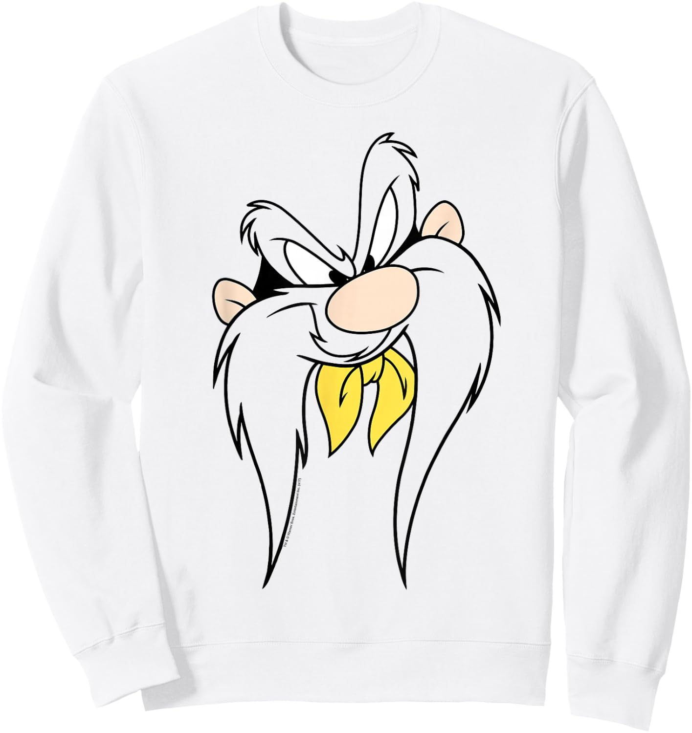 Looney Tunes Yosemite Sam Face Sweatshirt - Sweatshirt | White