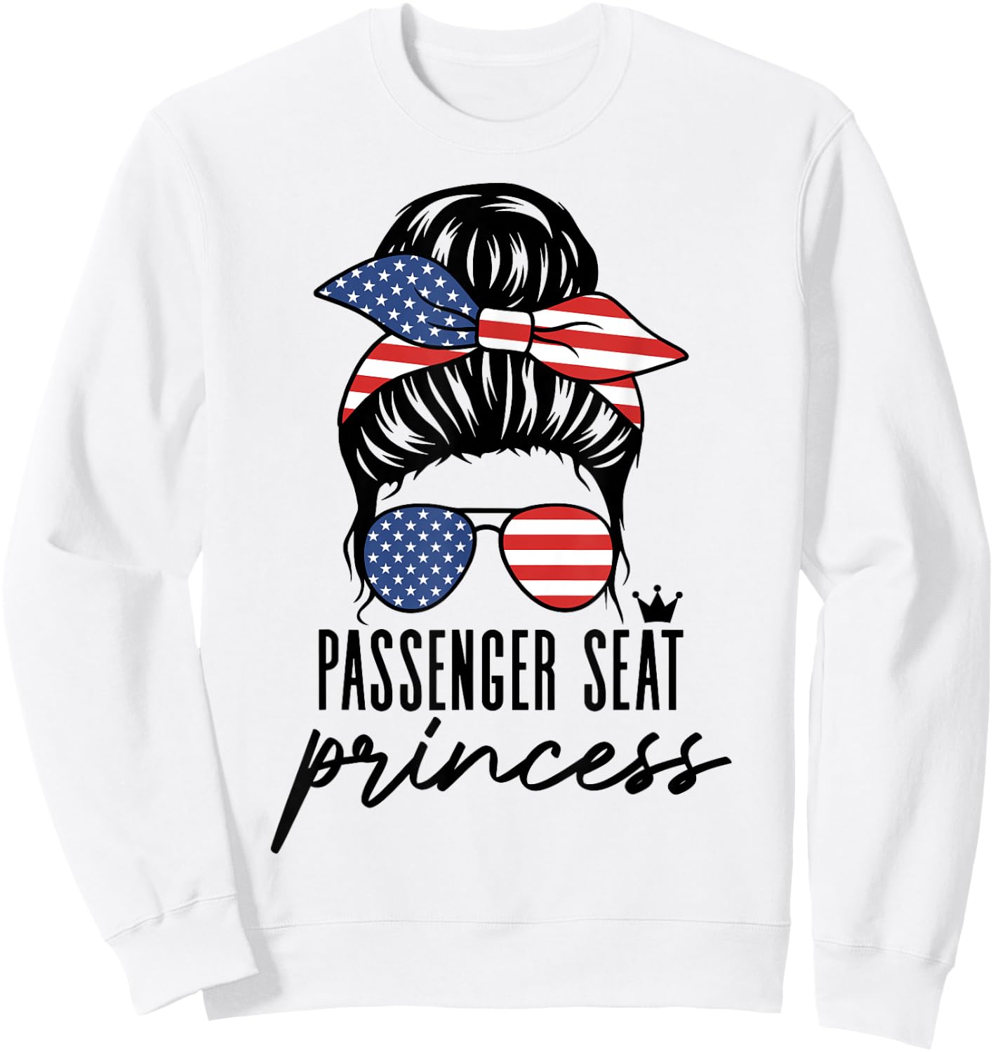 Passenger Seat Princess Sweatshirt - Sweatshirt | White