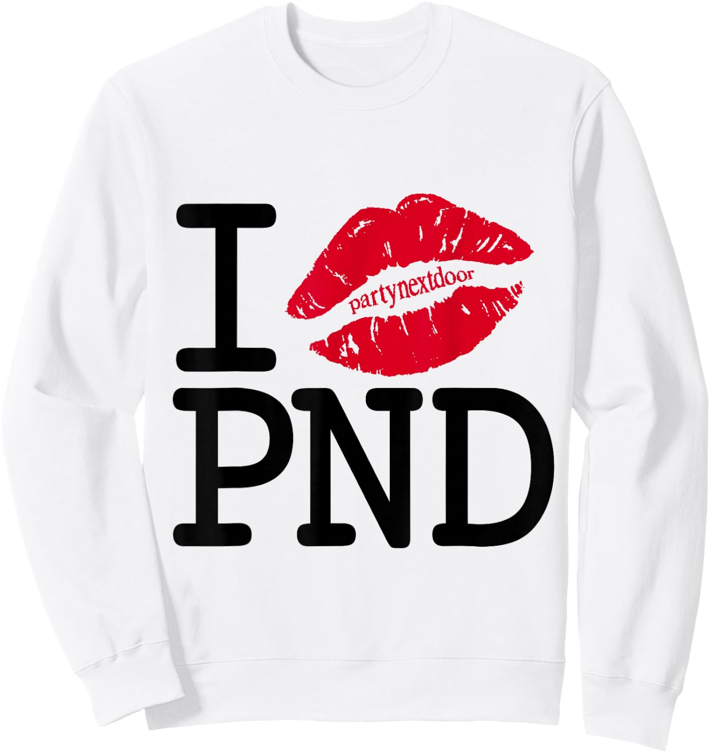 I kiss PARTYNEXTDOOR Sweatshirt - Sweatshirt | White