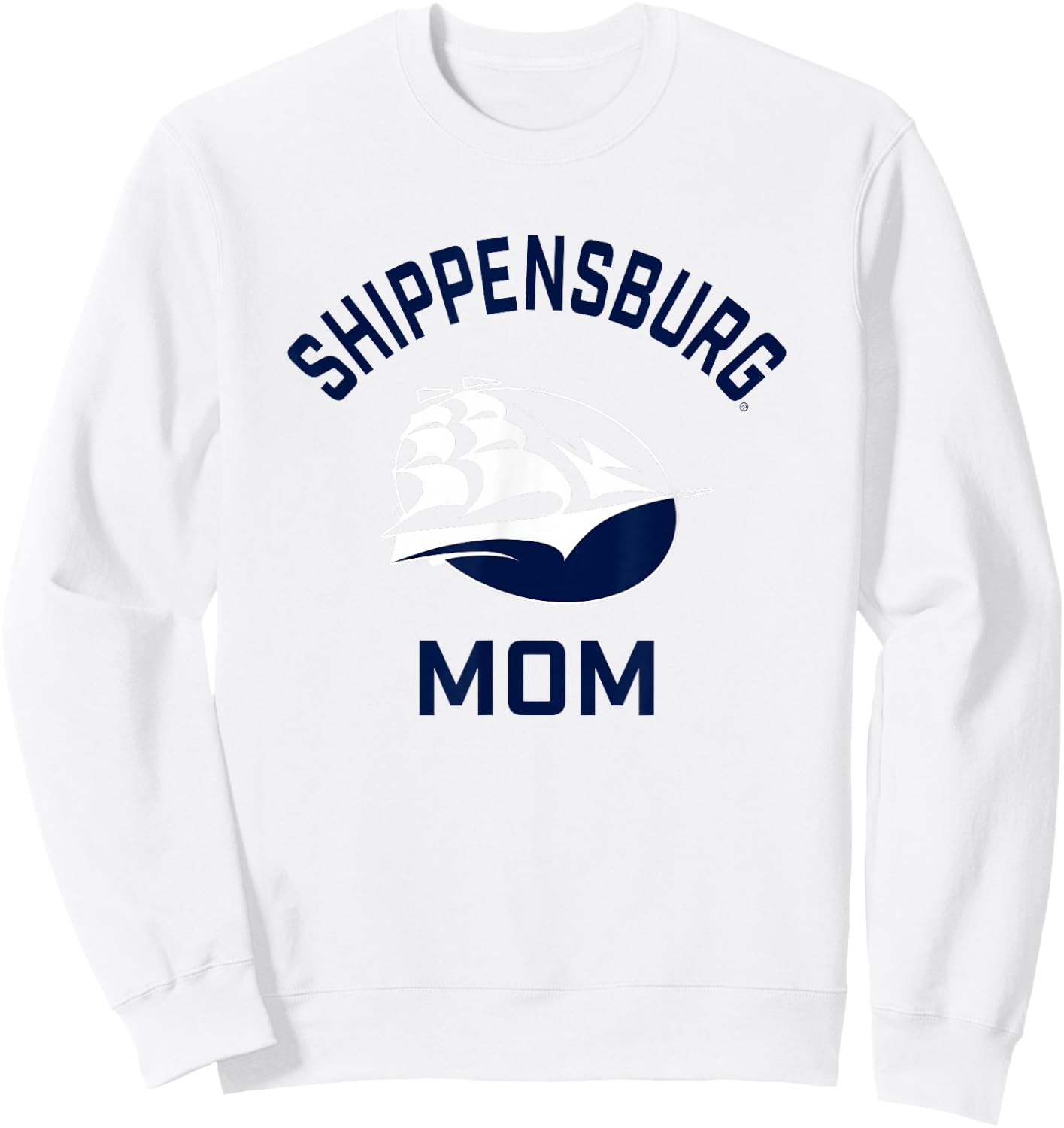 Shippensburg University Raiders Arched Mom Sweatshirt - Sweatshirt | White